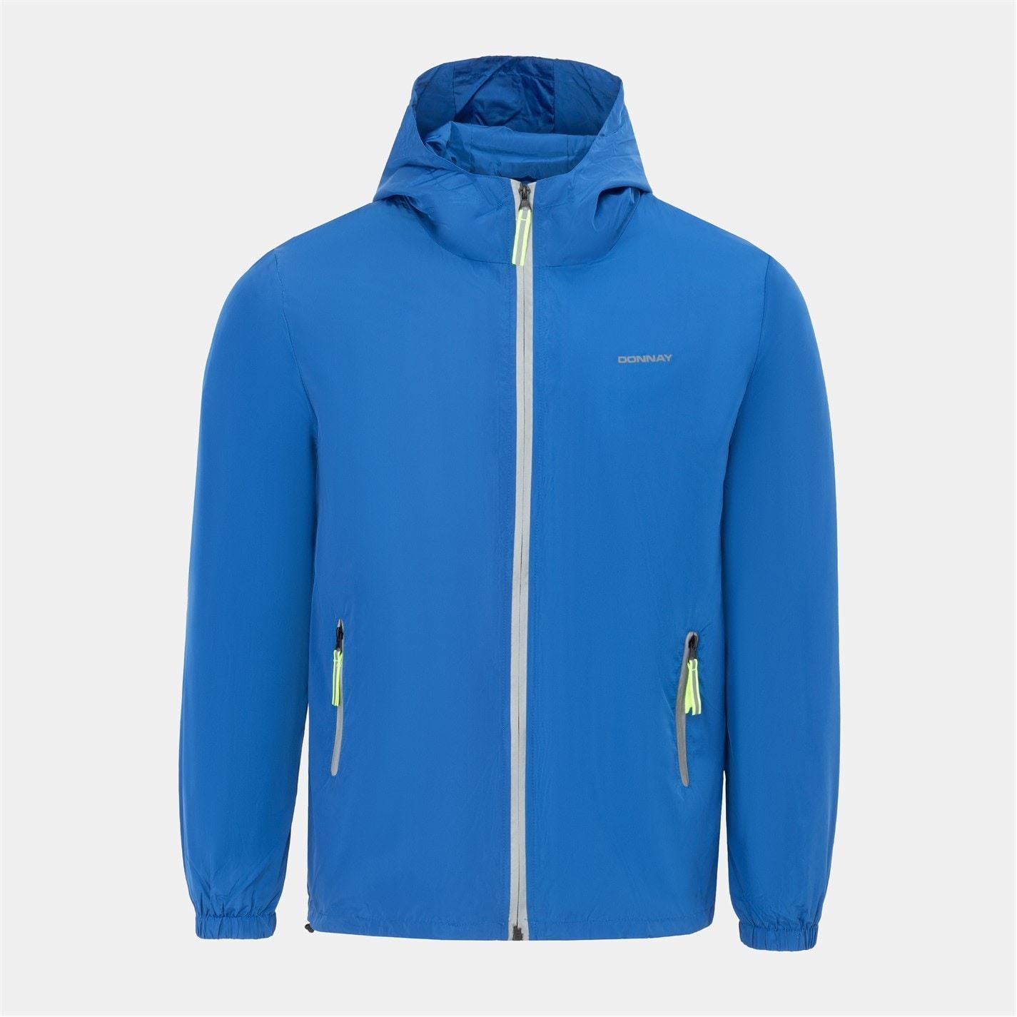 Donnay Hooded Windbreaker Elasticated Cuff Jacket - Green (Sizes XS - 3XL) - W/Code