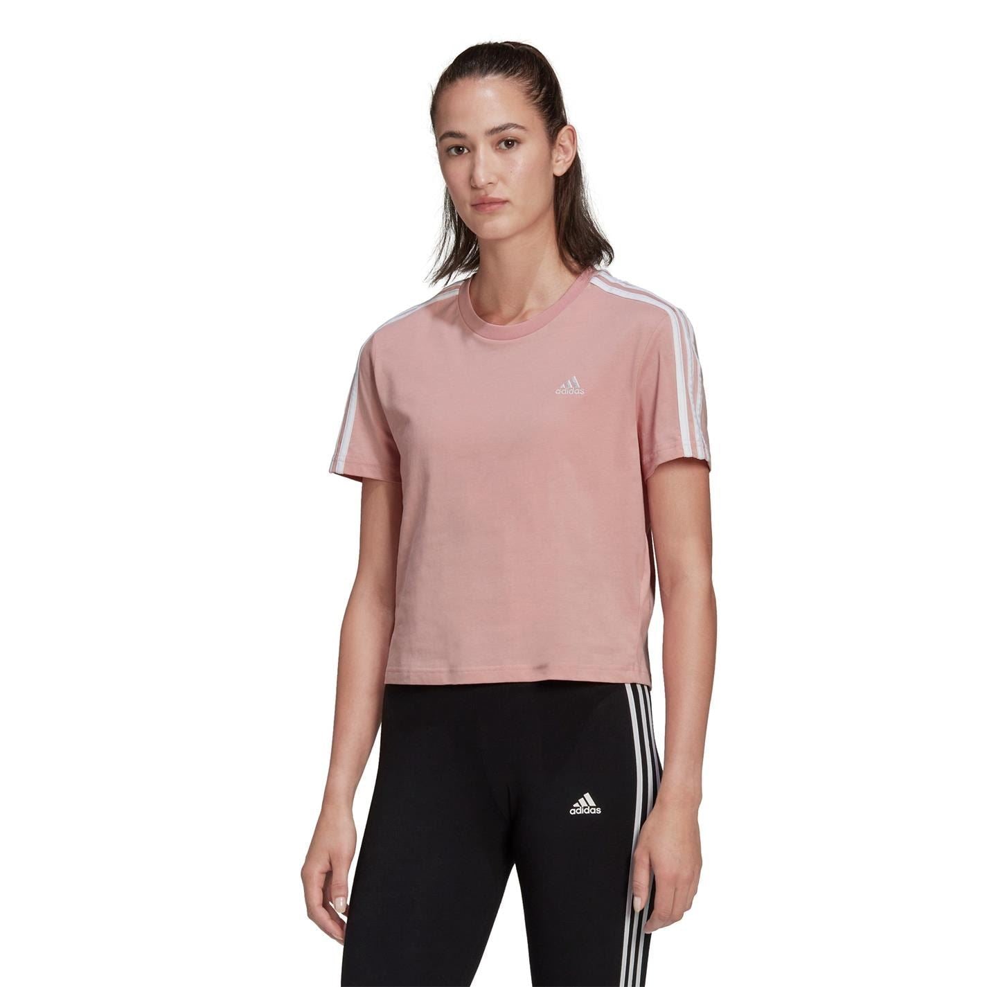 adidas Womens 3s Crop T-Shirt