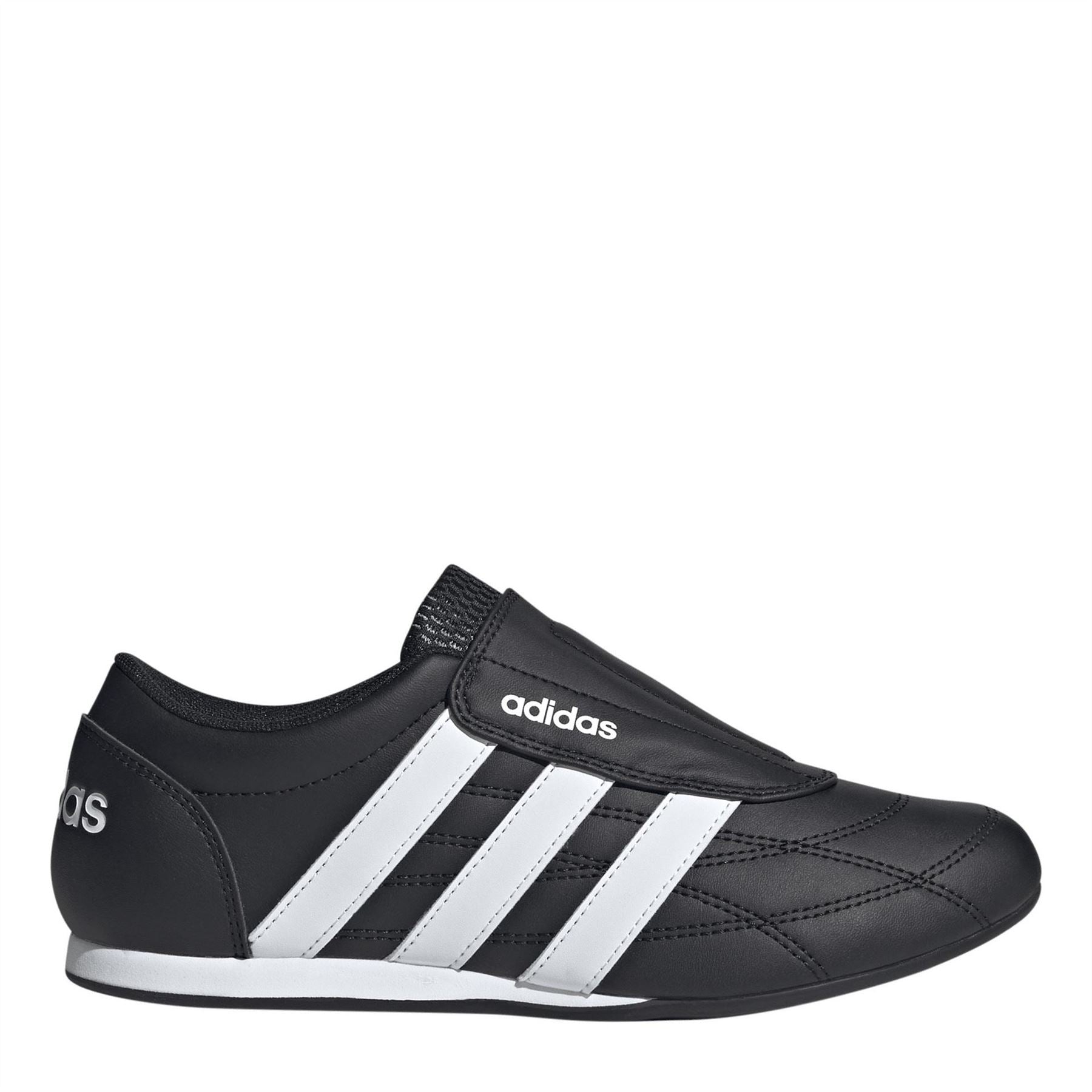 adidas Tekwen Lace-Up Low Top Trainers - Black (Sizes 3.5 - 7.5)