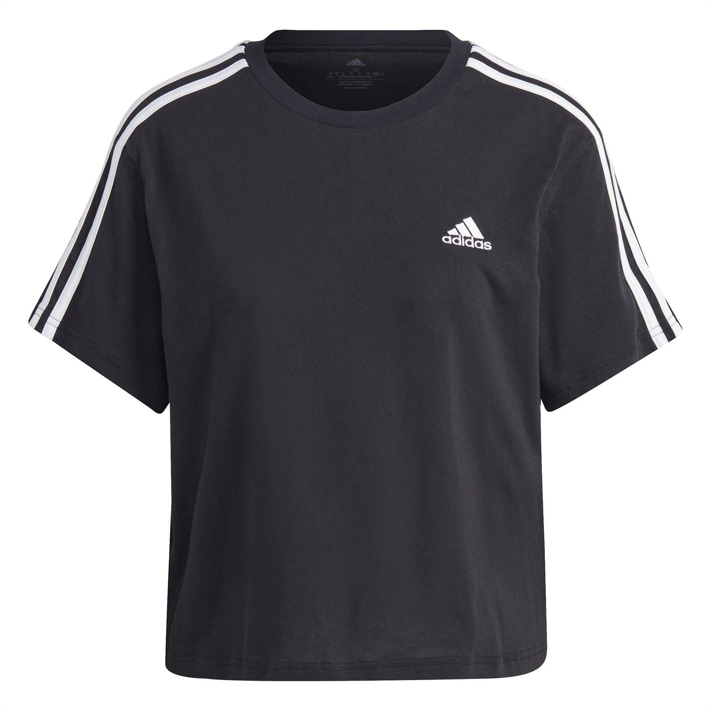adidas Womens 3s Crop T-Shirt