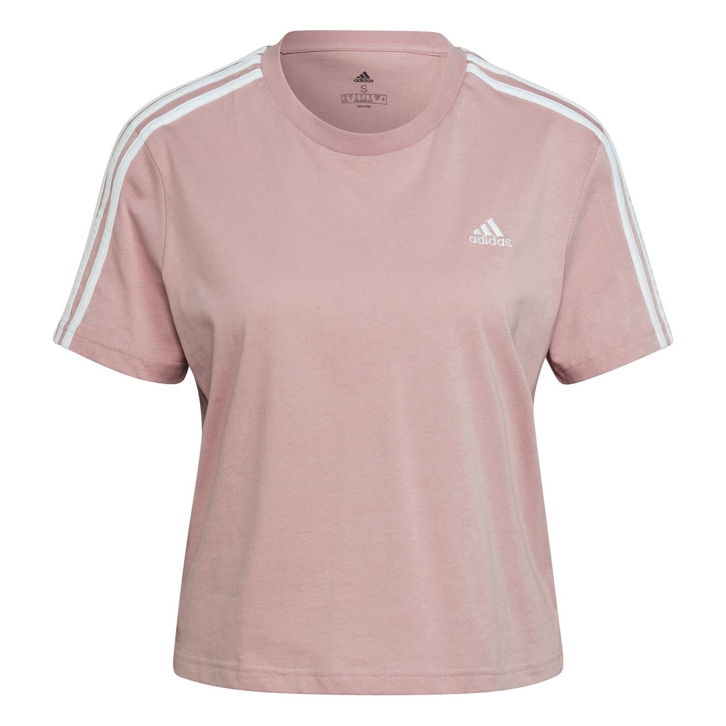 adidas Womens 3s Crop T-Shirt