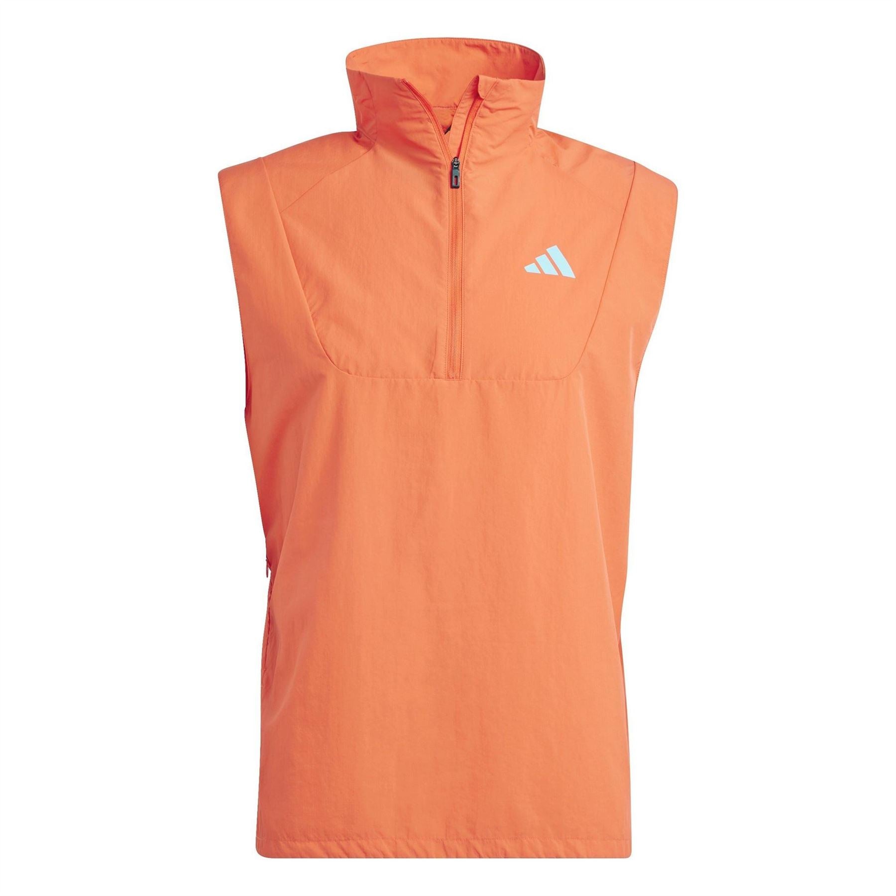 adidas Solid Patterned Half Zipper Waist Coat – Lovell Sports