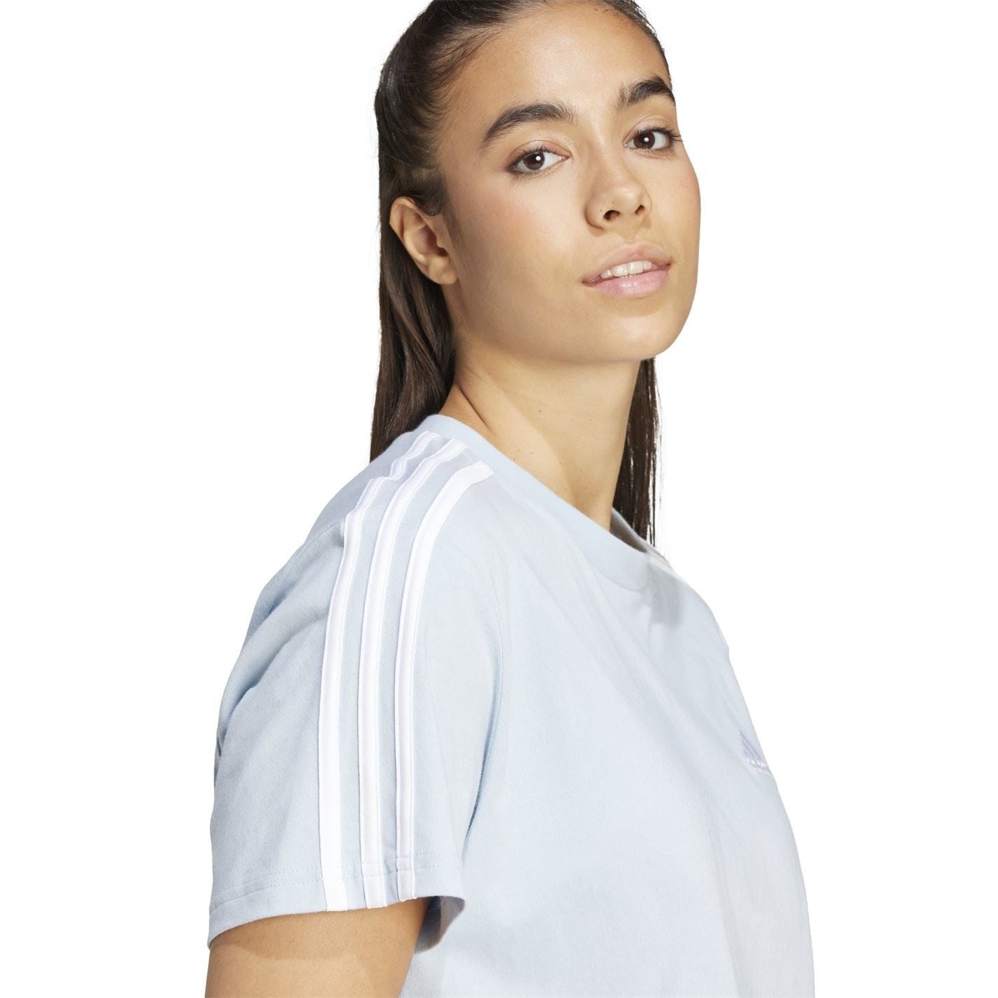 adidas Womens 3s Crop T-Shirt