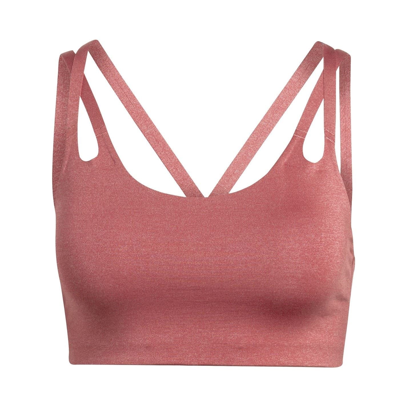 adidas Womens Yoga Luxe Studio Light Support Fire Bra – Lovell Sports