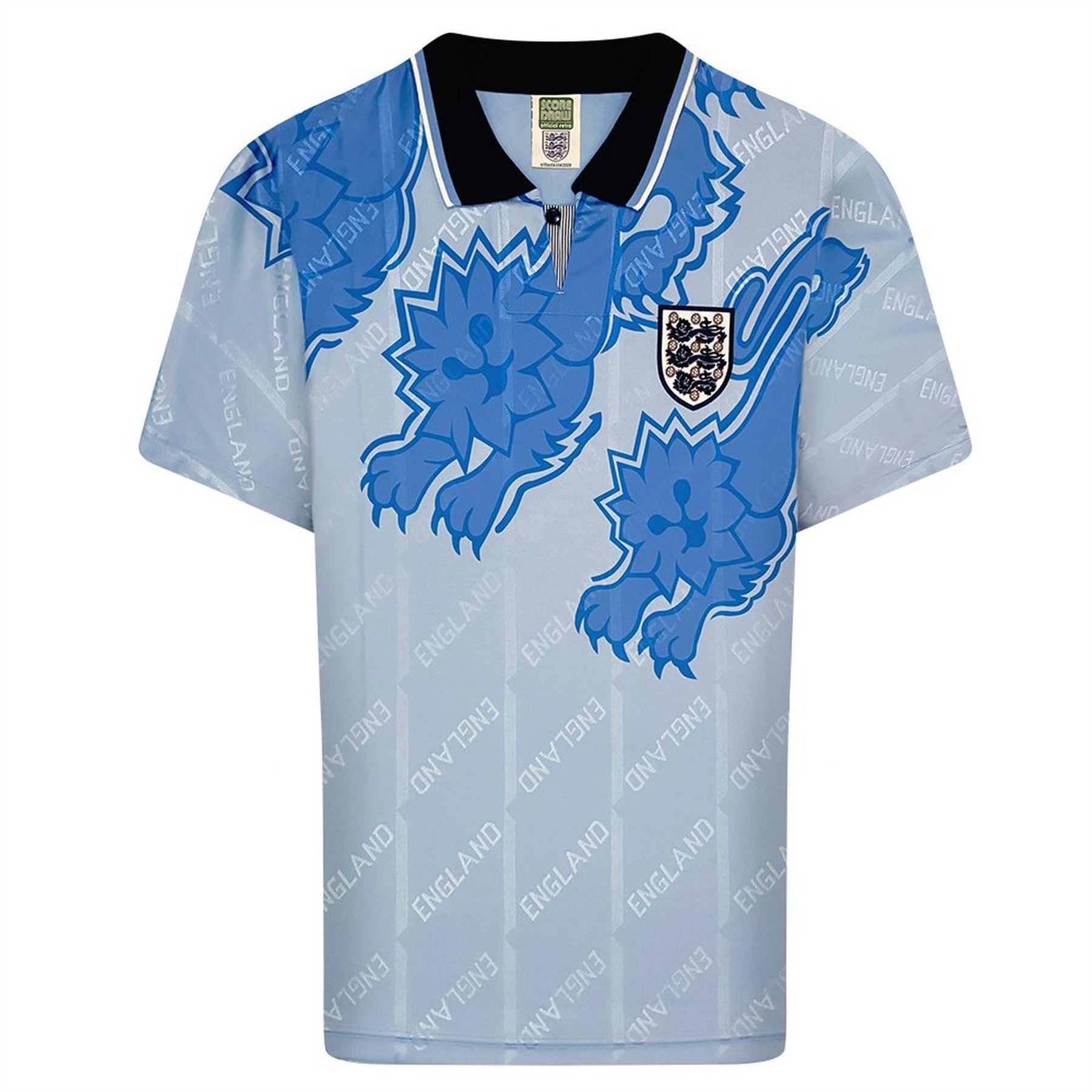Score Draw England レトロユニフォーム 新品 Score Draw England International Licensed Retro Football Shirt