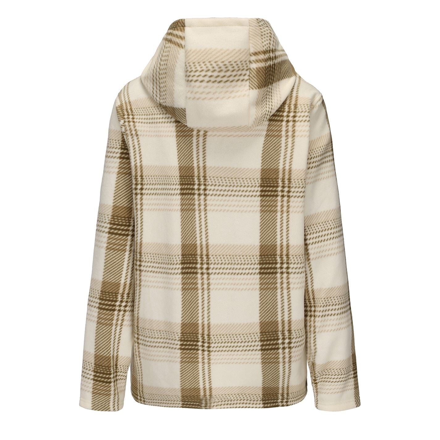 Gelert Womens Quarter Zip Hooded Fleece Top