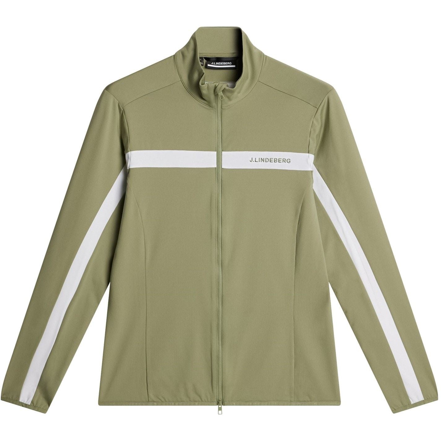 J Lindeberg Golf Jarvis Vertical Logo Funnel Neck Long Sleeve Top