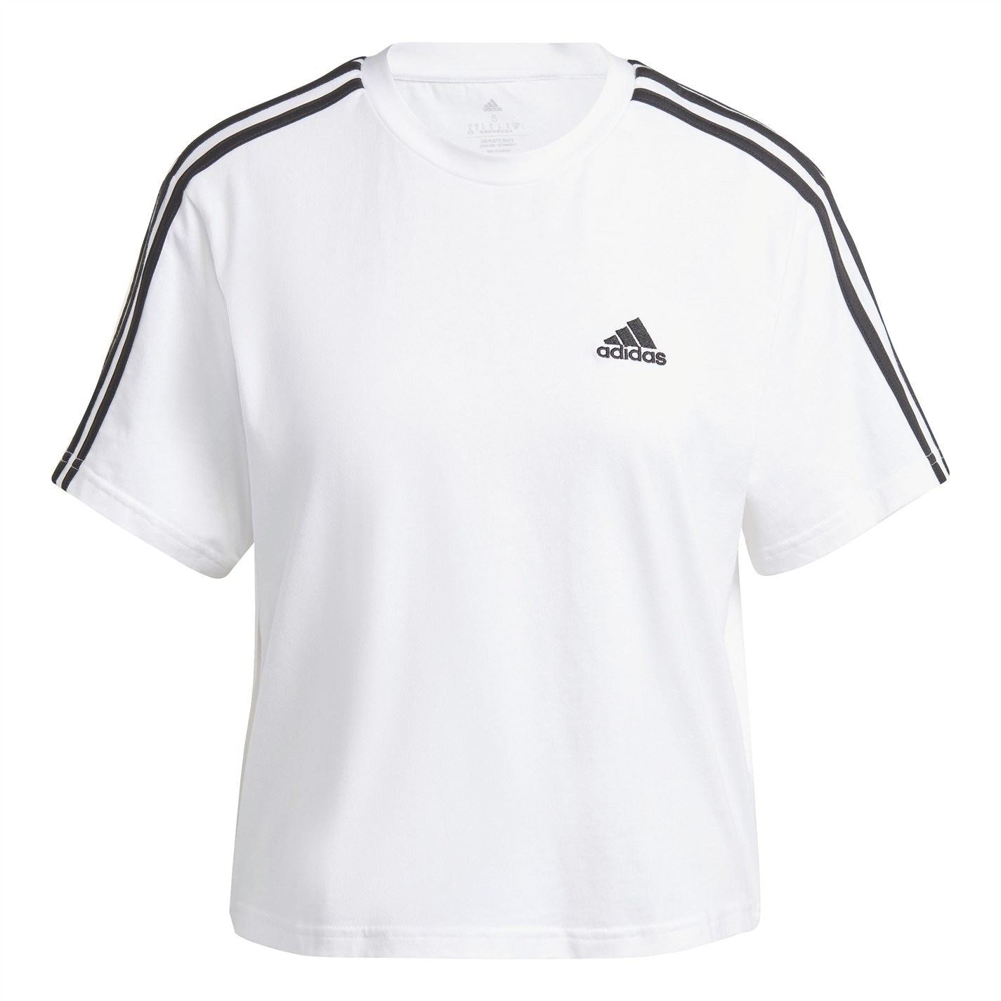 adidas Womens 3s Crop T-Shirt