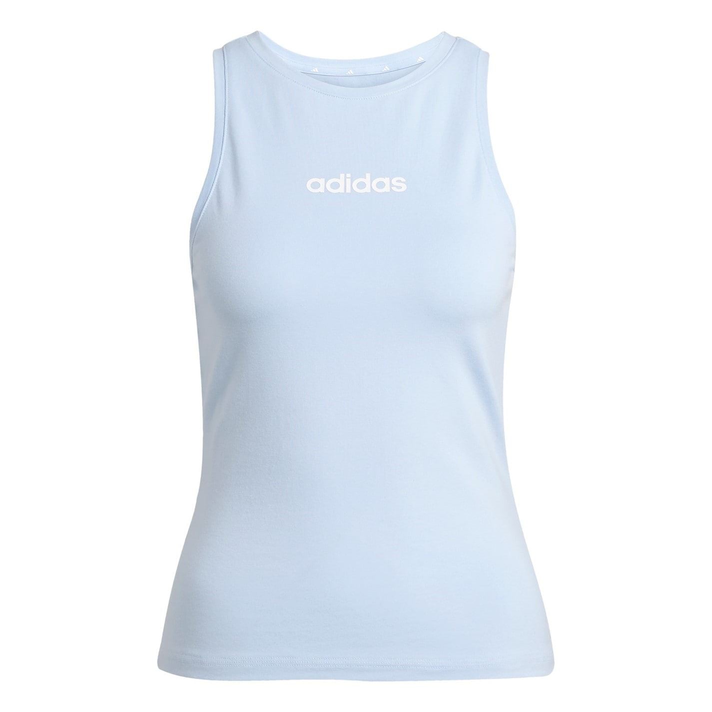 adidas Womens Essentials Linear Slim Cotton Tank Top – Lovell Sports