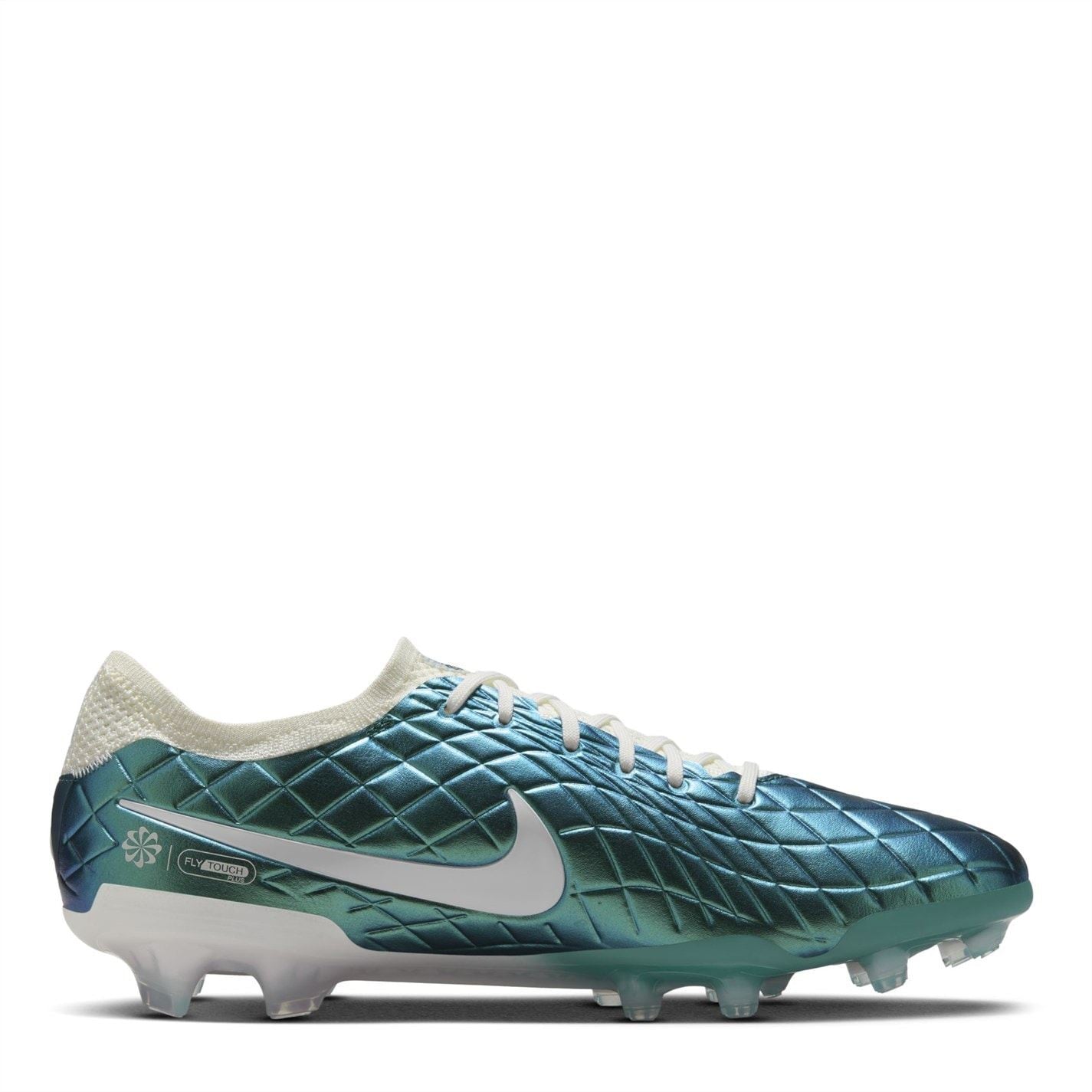 nike tiempo green and blue
