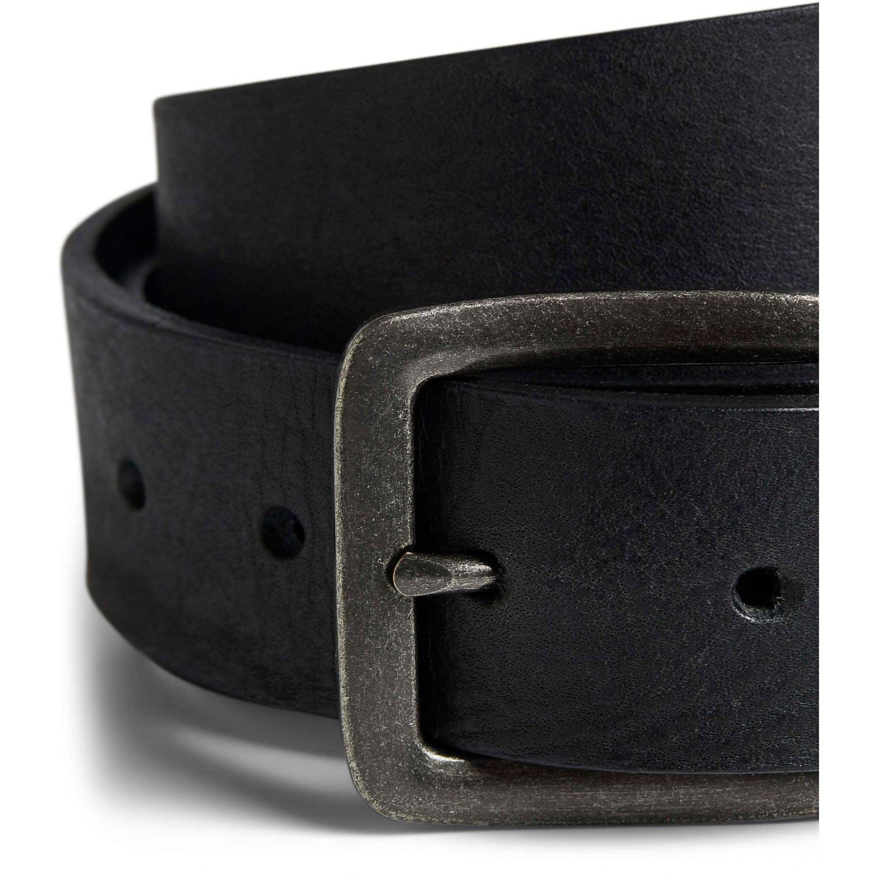 Jack and Jones Leather Pin Buckle Belt with Stitching