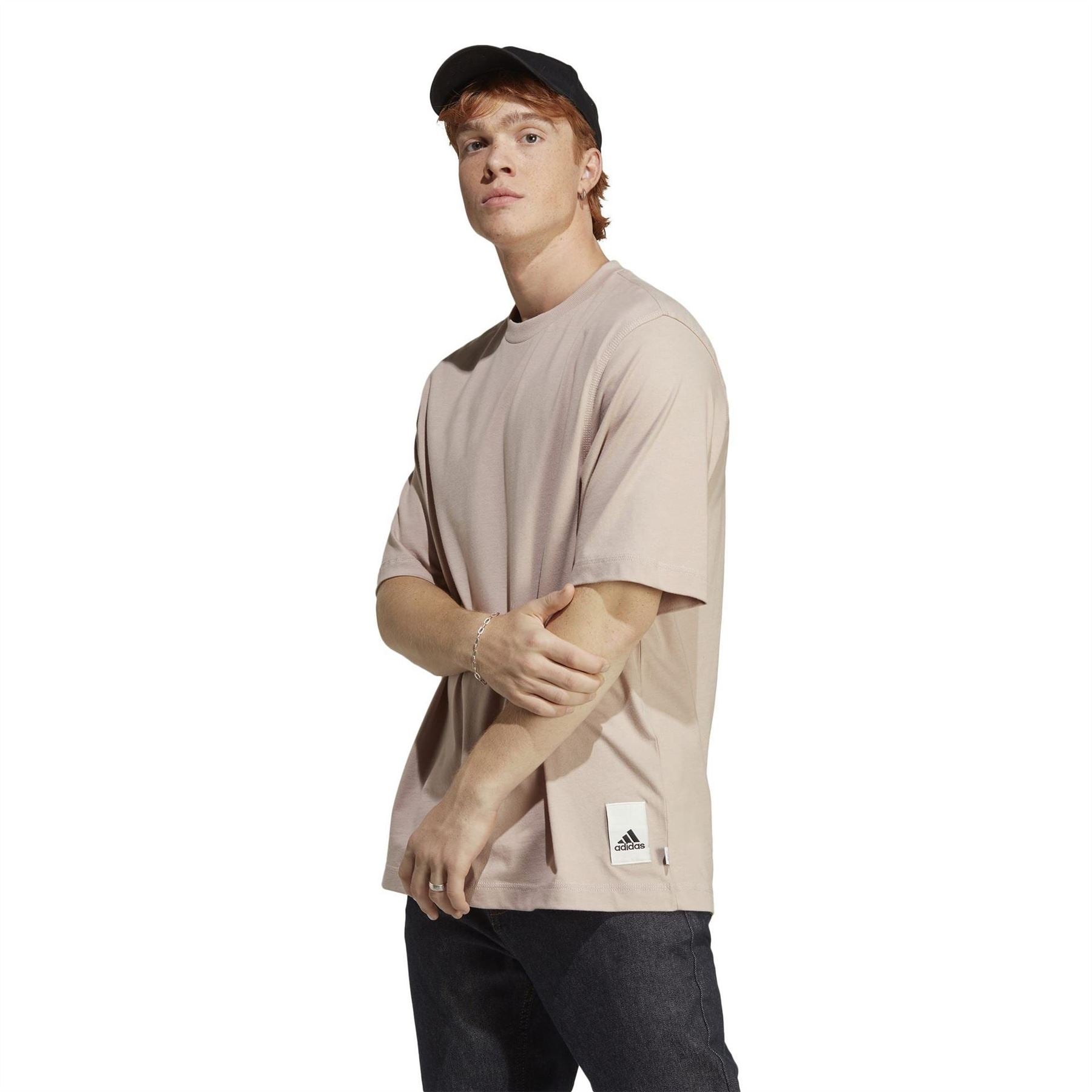 adidas Crew Neck Relaxed Fit Short Sleeve T-Shirt