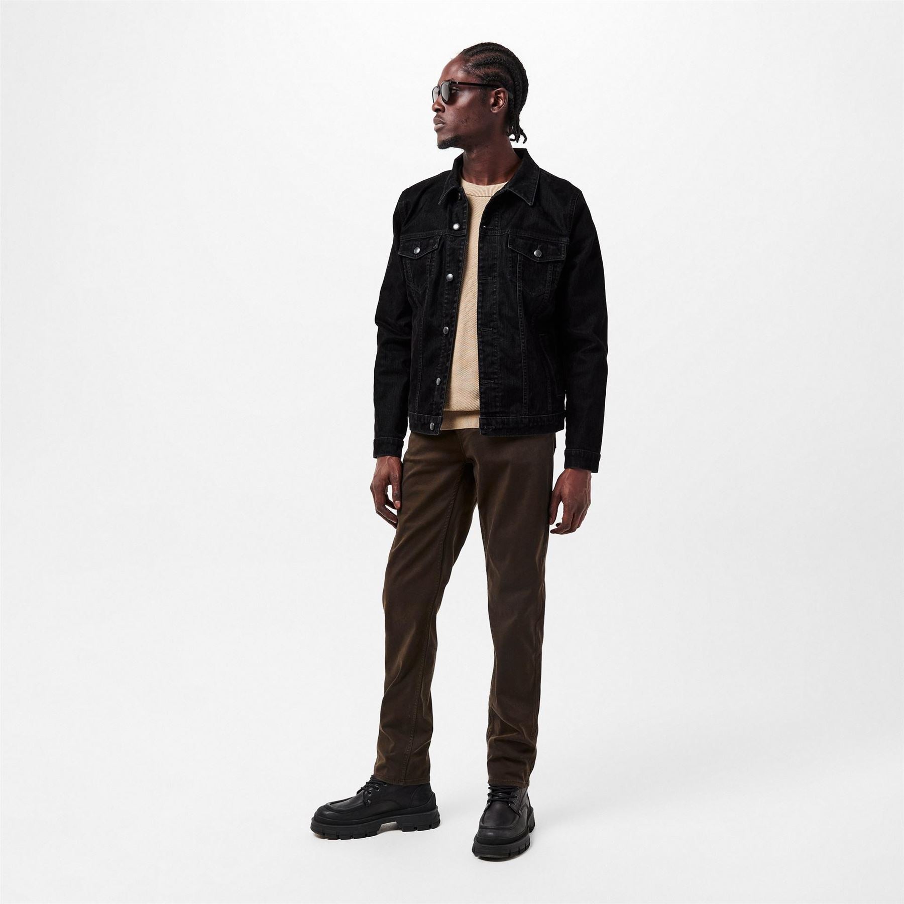 7 For All Mankind Slimmy Sateen Solid Patterned Five Pocket