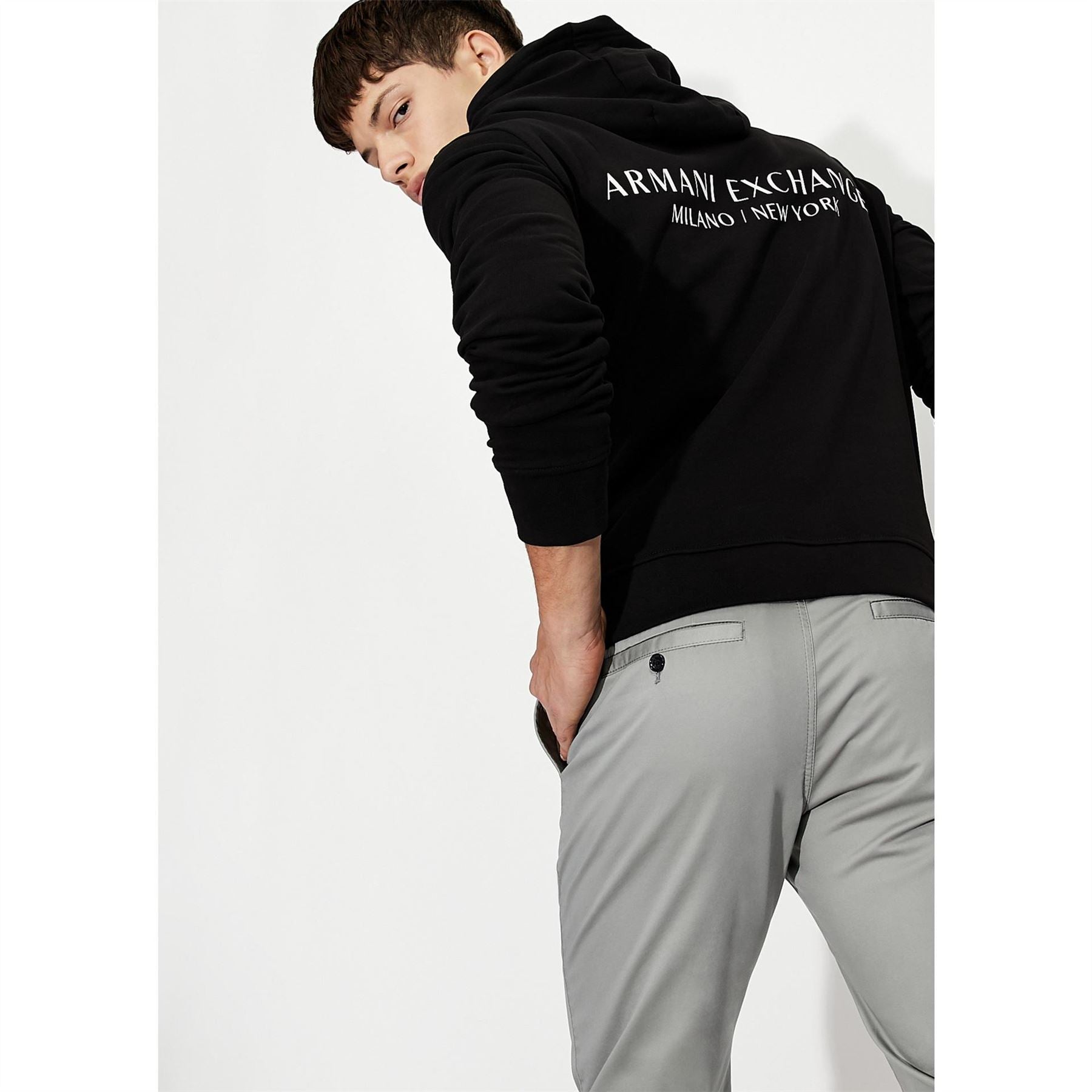 Armani Exchange Logo Hoodie