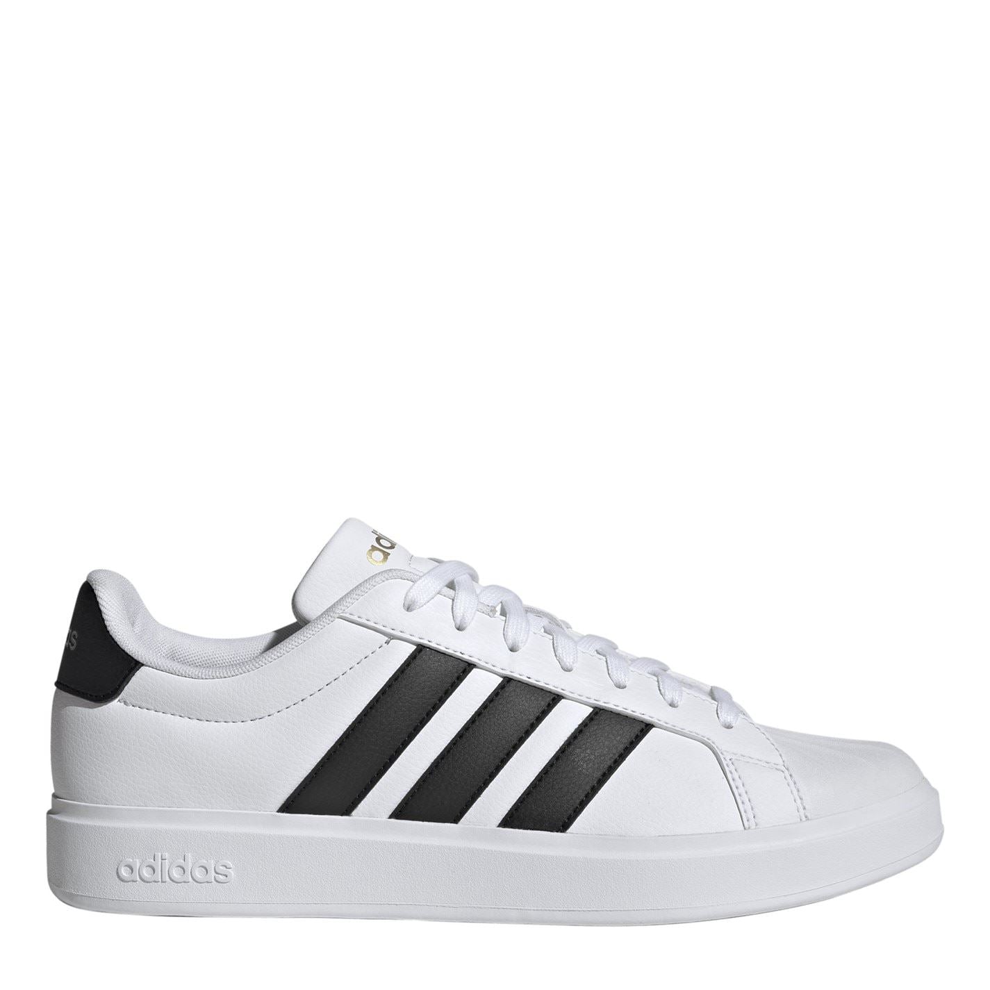 adidas Three Stripes Patterned Lace Up Low Top Sneakers