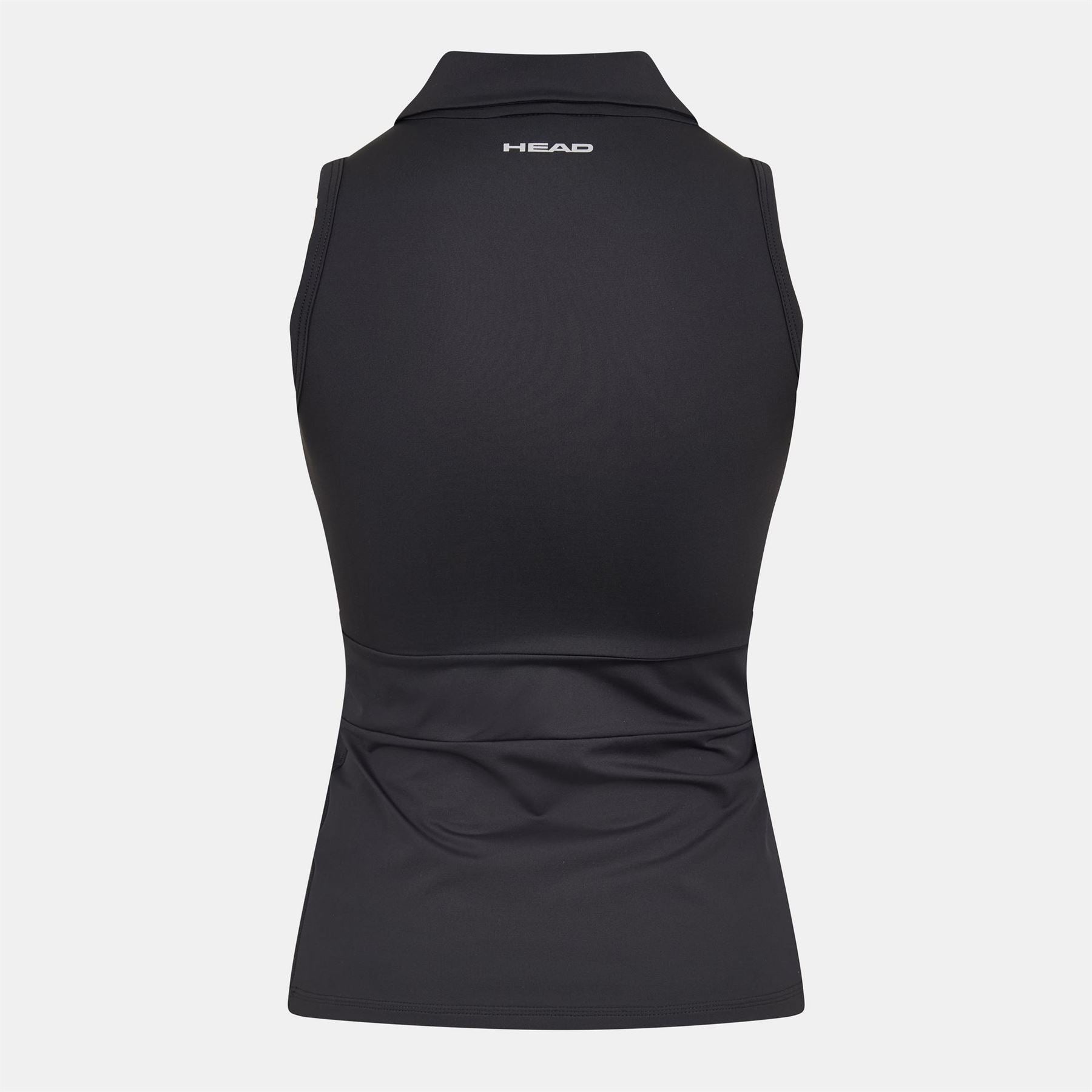 HEAD Back Neck Logo Collared Sleeveless Polo Shirt