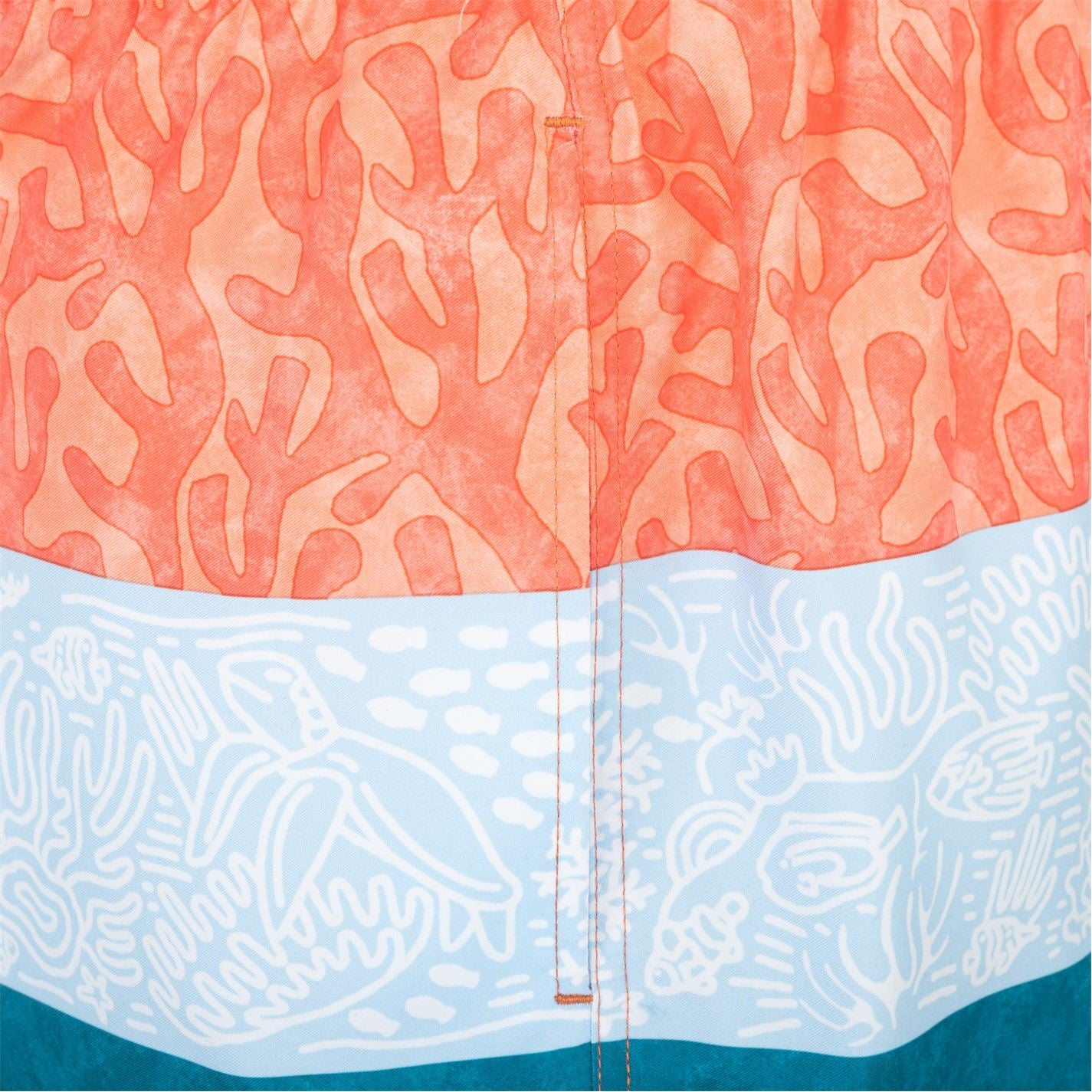 Hot Tuna Floral Swimming Shorts with Elasticated Waistband