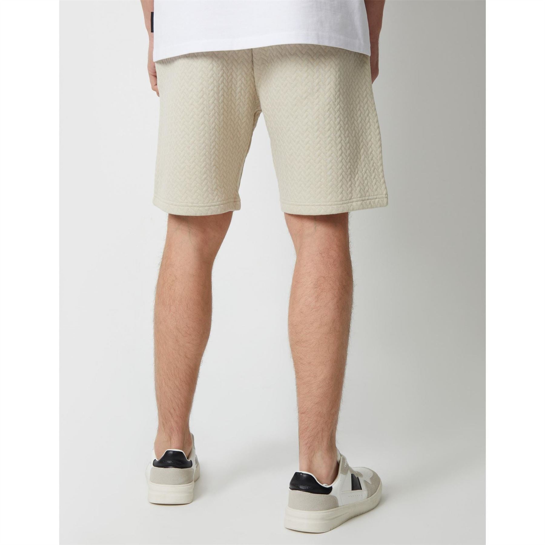 Threadbare Mitch Textured Bermuda Shorts