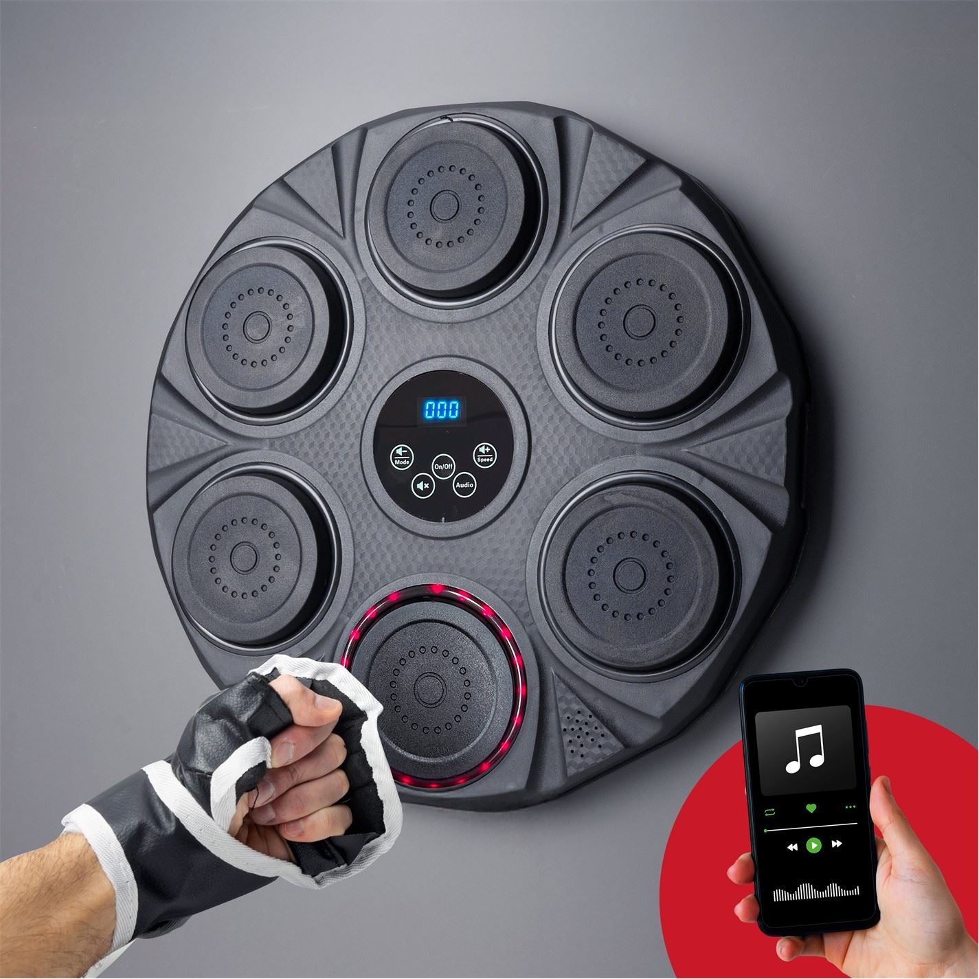 Red5 Light Up Musical Boxing Pad