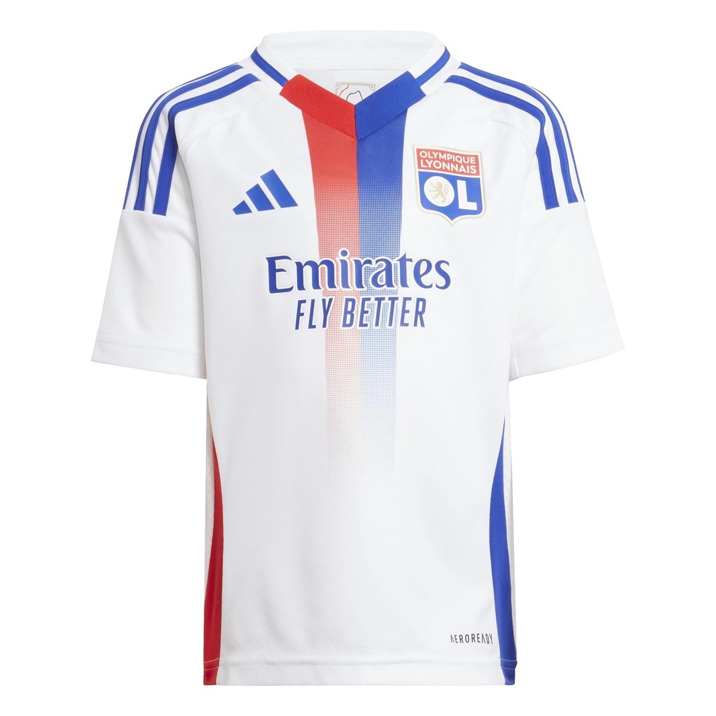 adidas Kids Olympique Lyonnais Home 2025 2026 Ligue 1 Football Kit Mini Kits