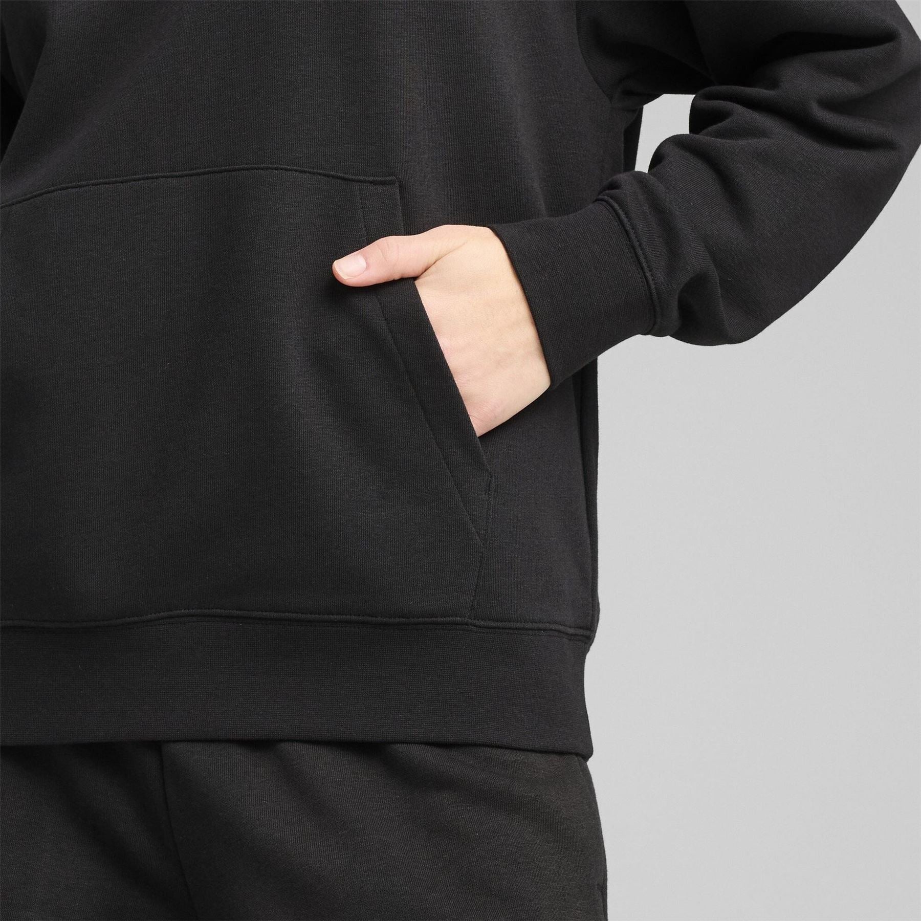 Puma Script Comfort Tech Fleece Overhead Hoodie
