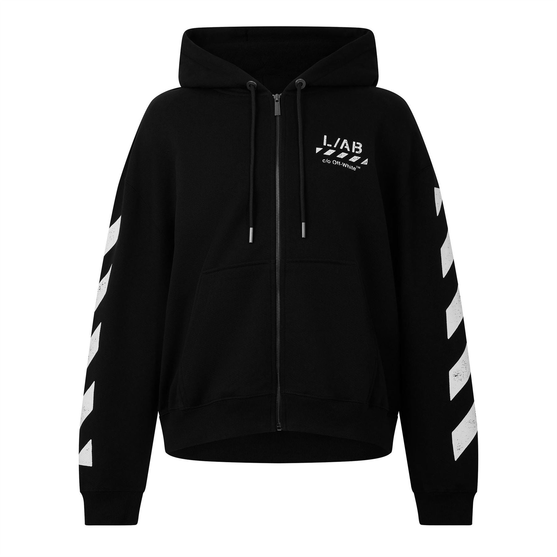 L AB Off White Ab Off Diag Zpullover Hoody Sn73