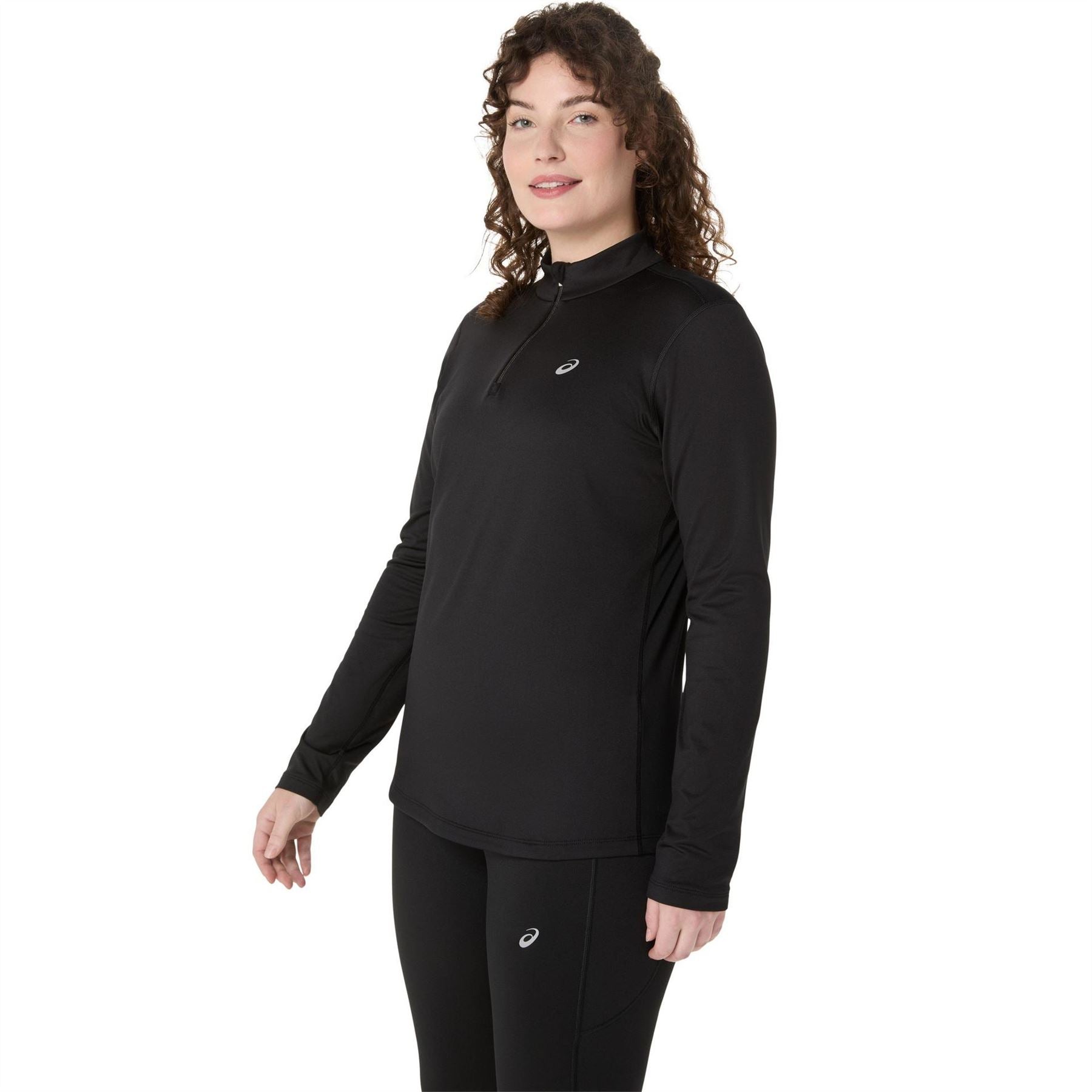 Asics Womens Ls Half Zip Winter Top Running