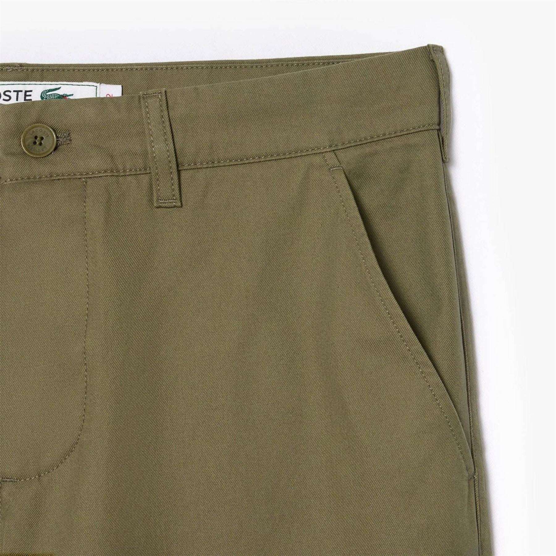 Lacoste Fit Cotton Twill Pants