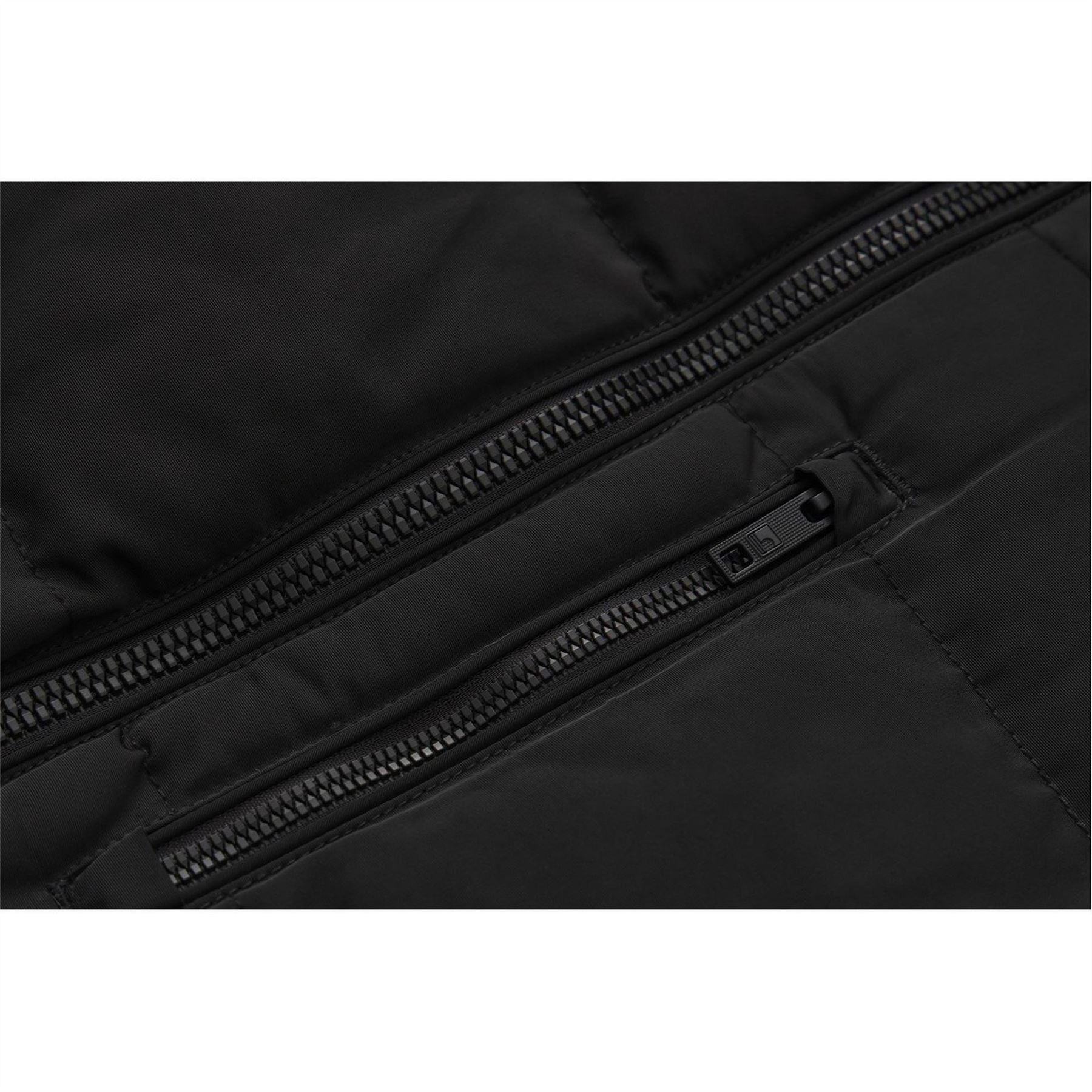 SoulCal Mens Cal 2 Zip Bubble Jacket For