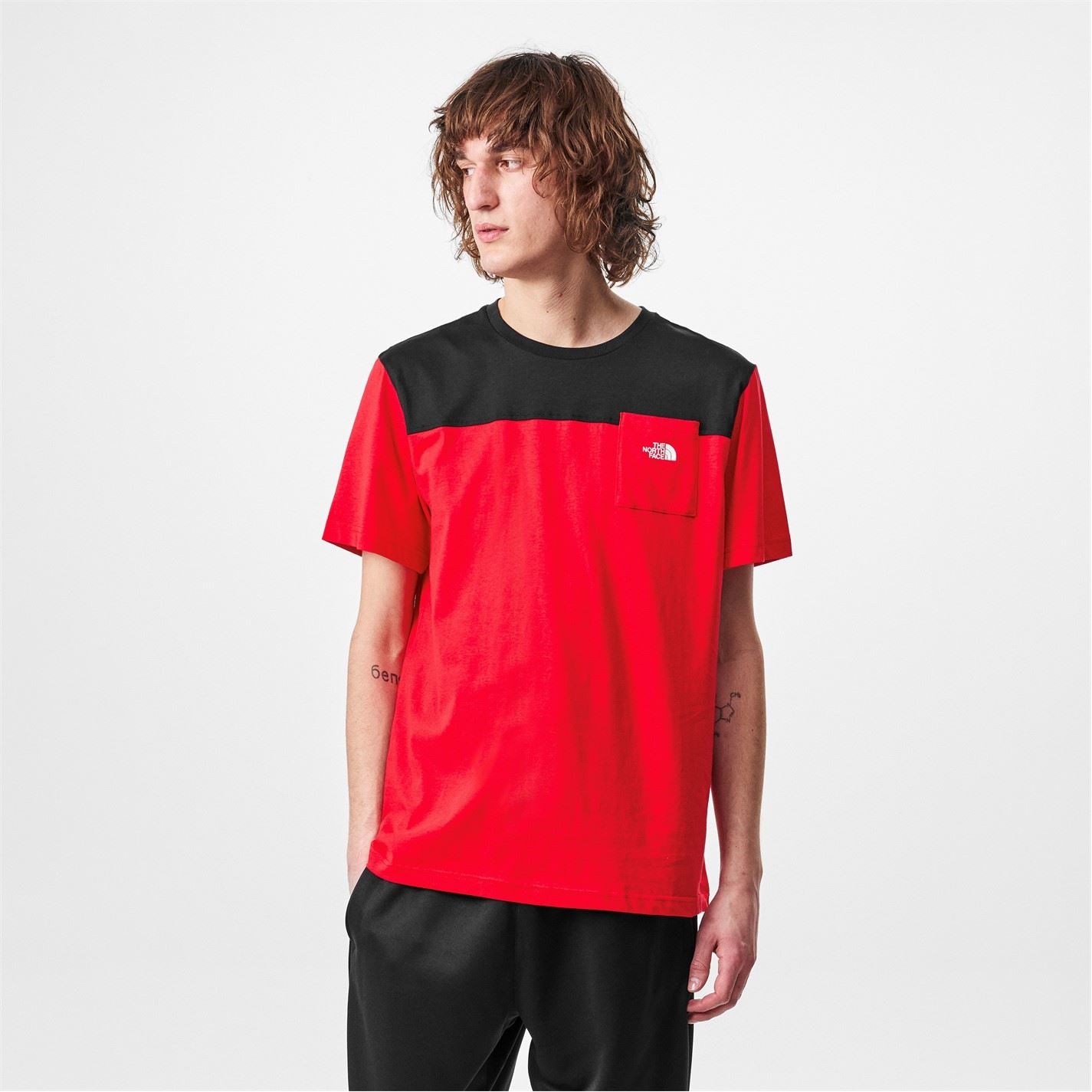The North Face North Face M Icons S S Tee Tnf Red Tnf Black