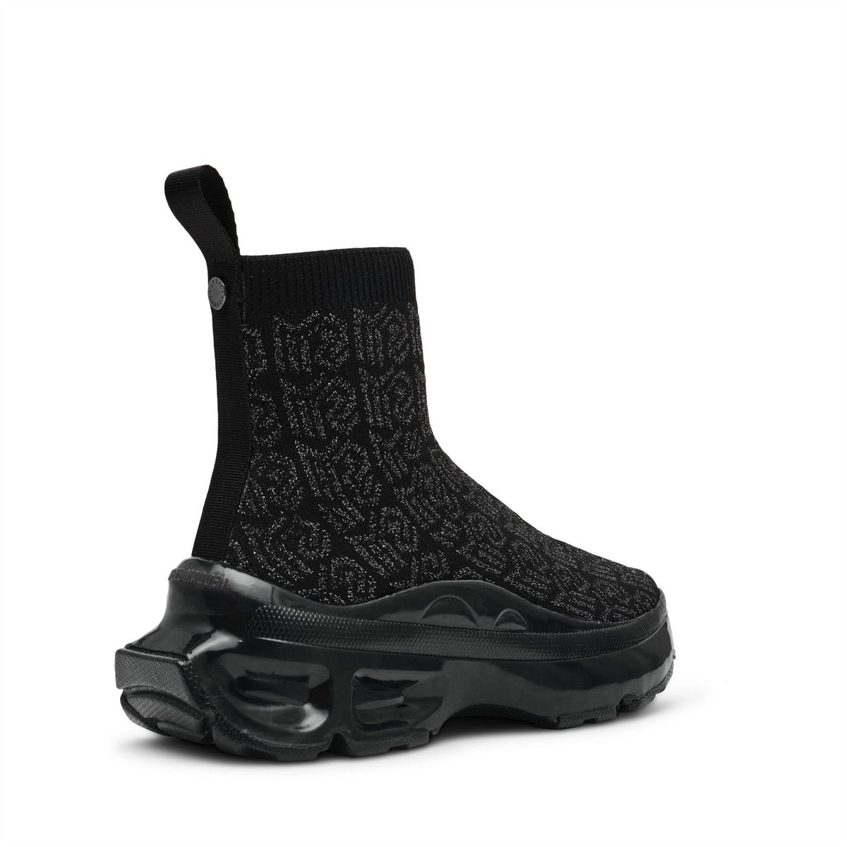 Steve Madden Flyby Abstract Patterned Sock Trainers