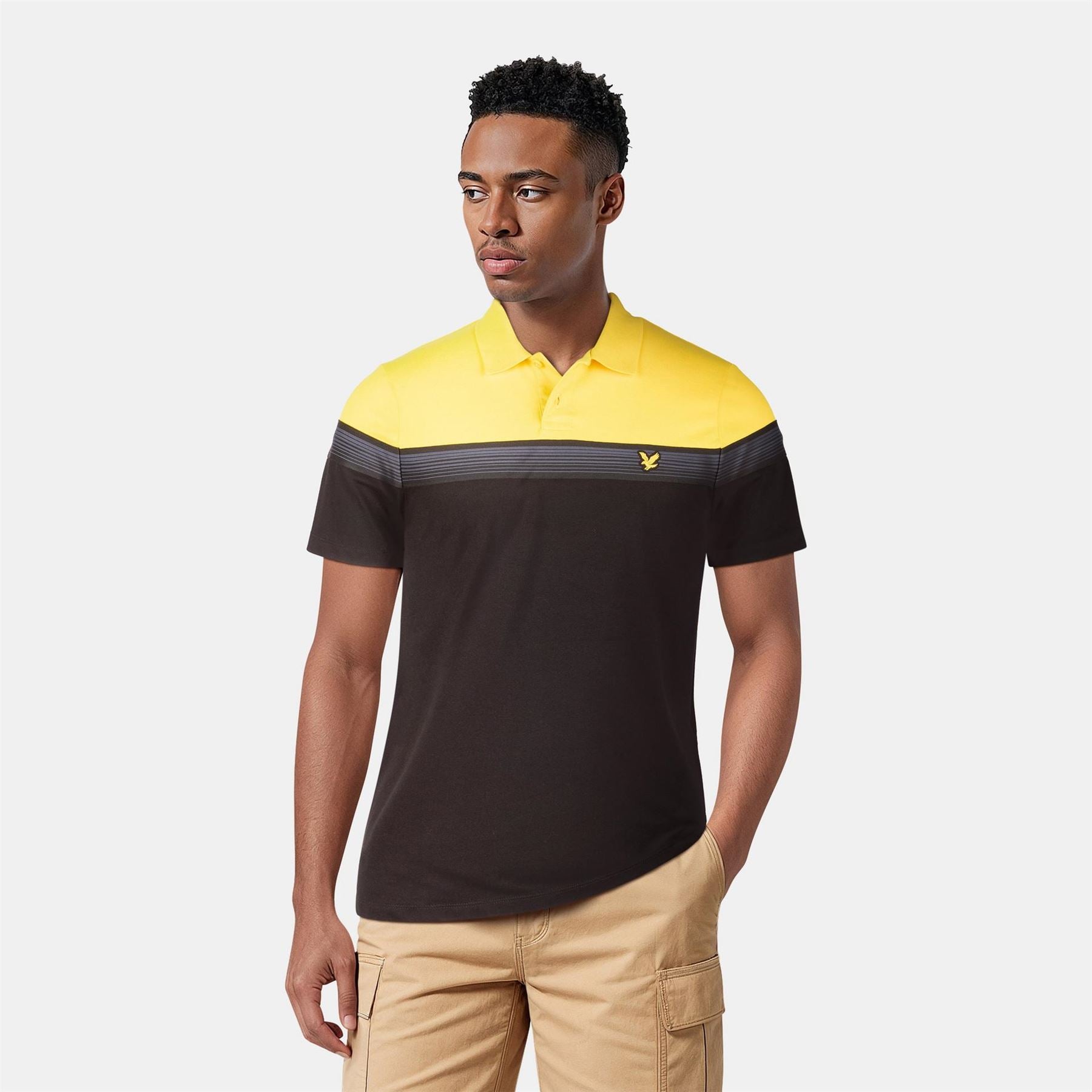 Lyle and Scott Collared Neck Polo Shirt Casual Pant Set