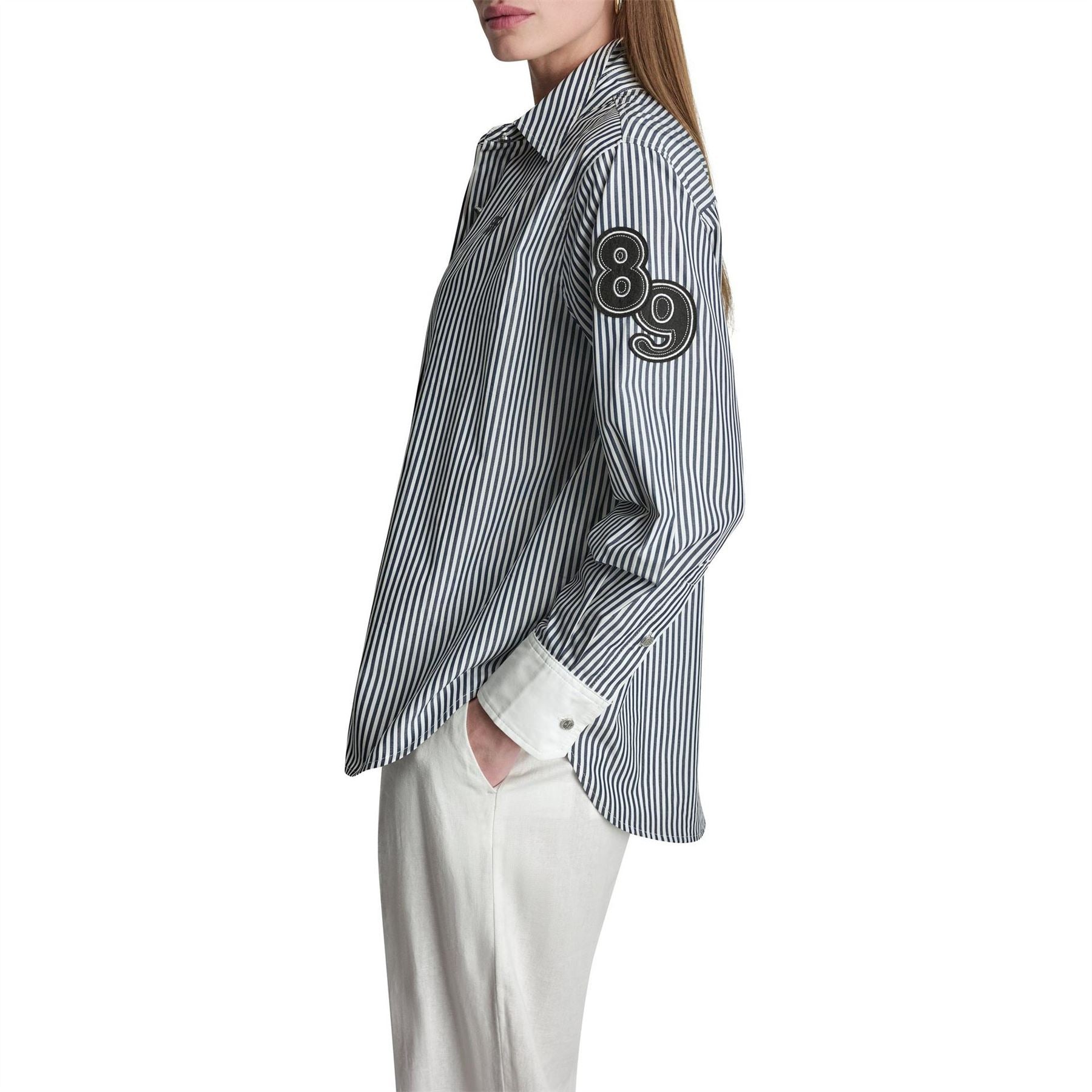 DKNY Long Sleeve Patterned Shirt