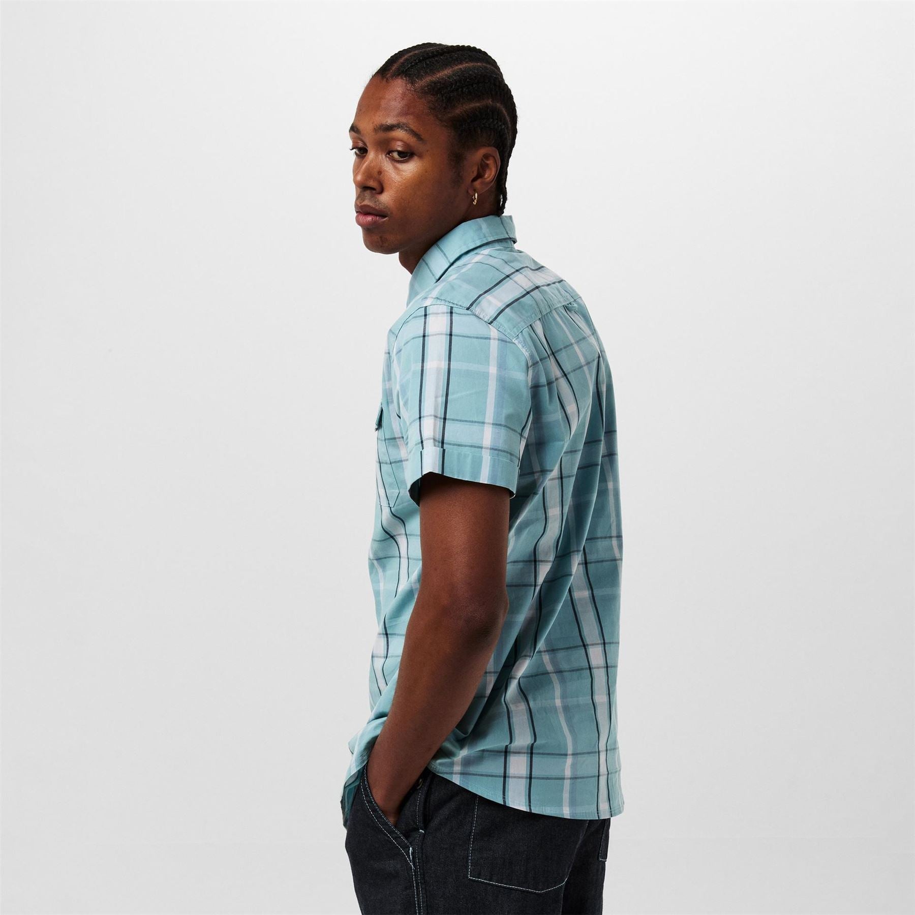 Bench Collared Neck Short Sleeve Regular Fit Shirt
