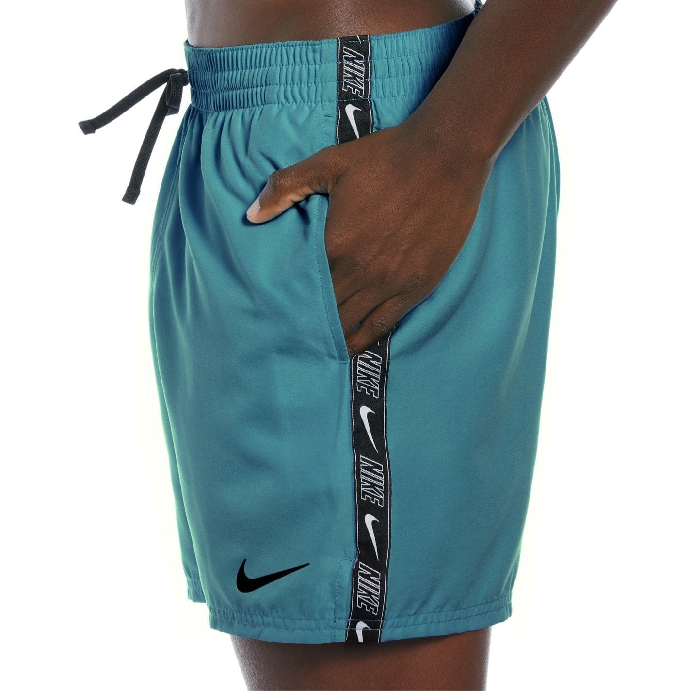 Nike Tape Swimming Logo Print Shorts