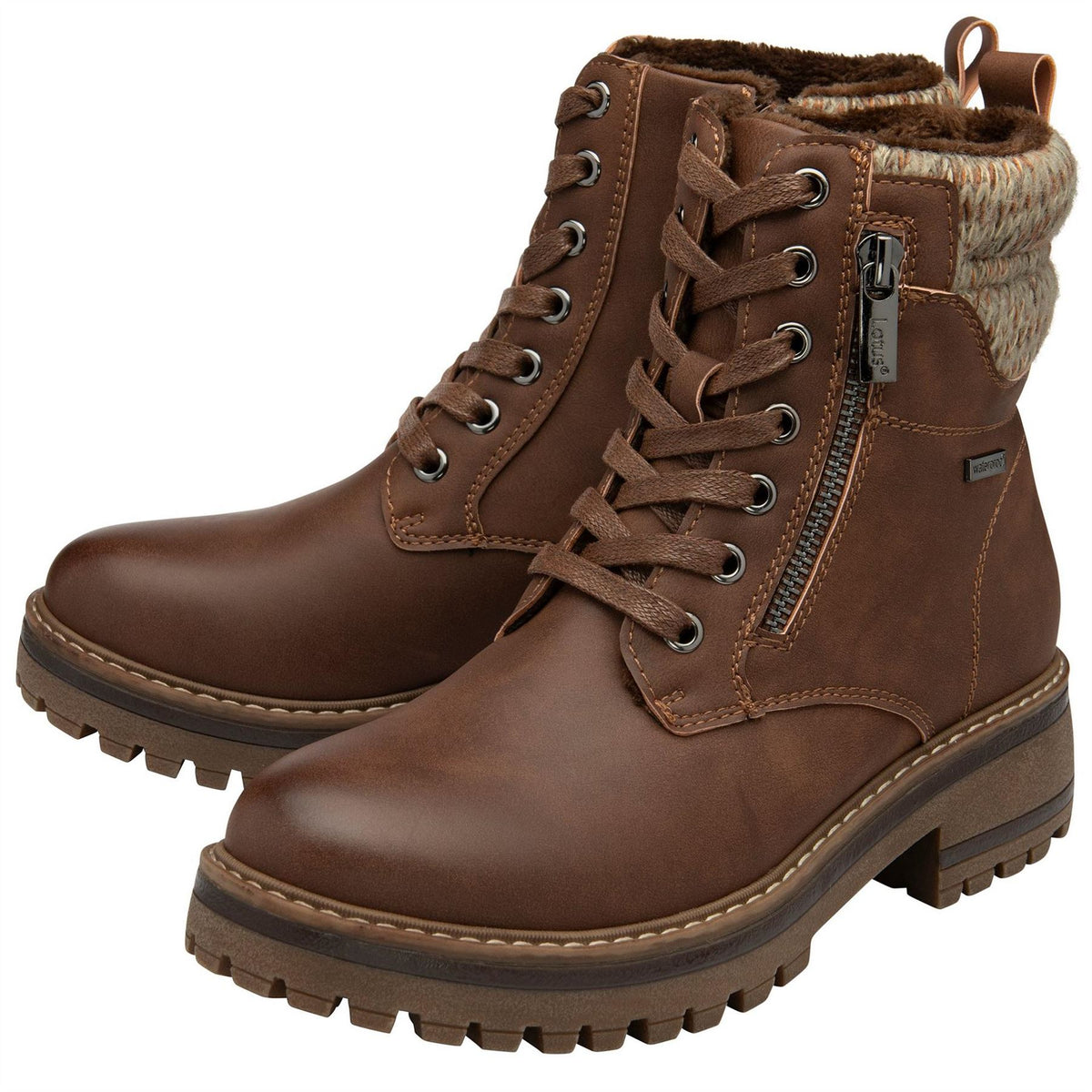 Lotus Shoes Stefani Hiking Boots with Lug Sole