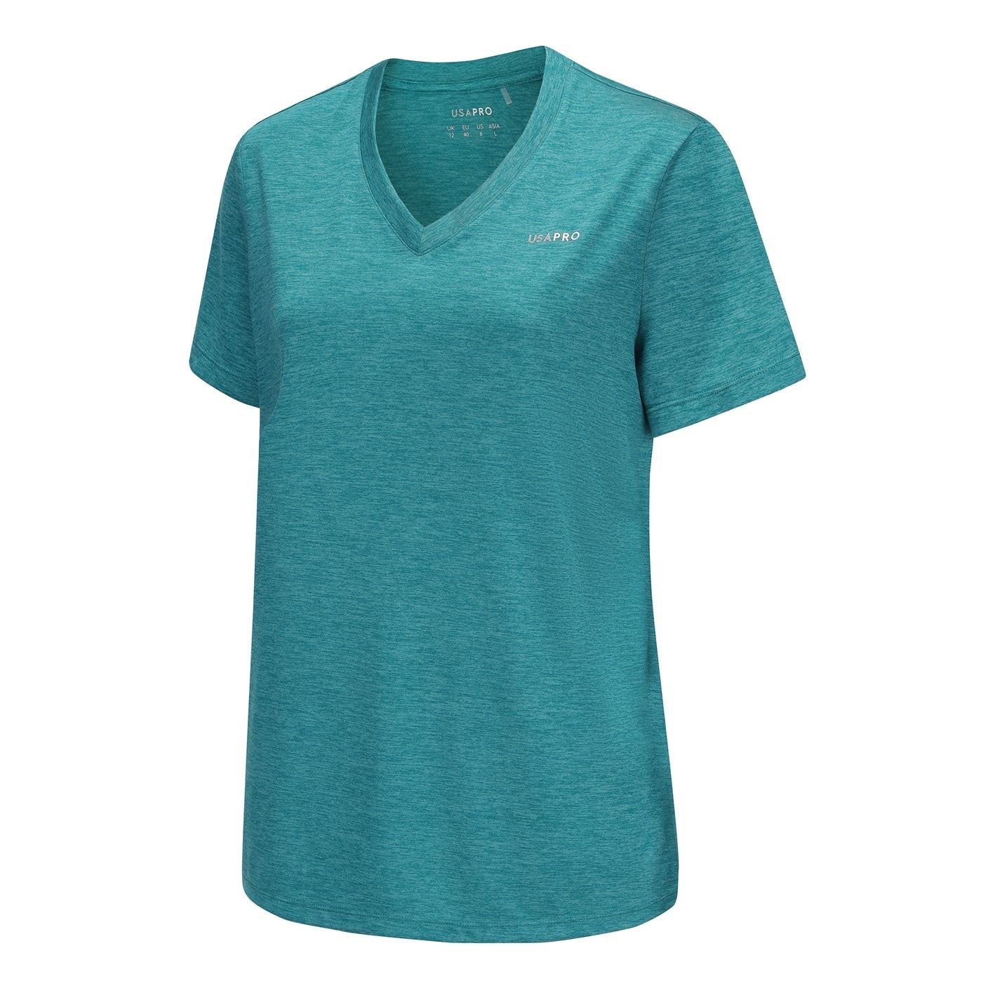 USA Pro Pro Tech V Tee Ladies