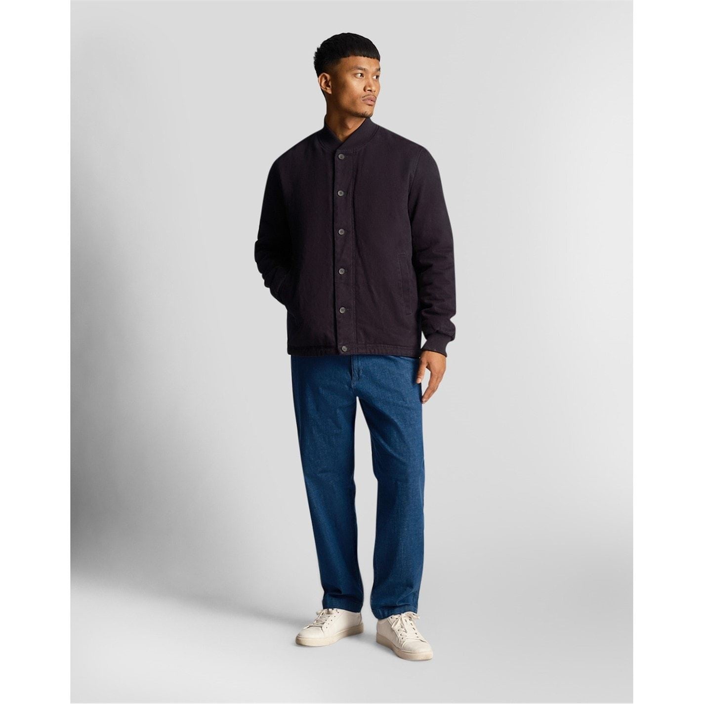 Lyle and Scott Petite Collared Neck Bomber Jacket