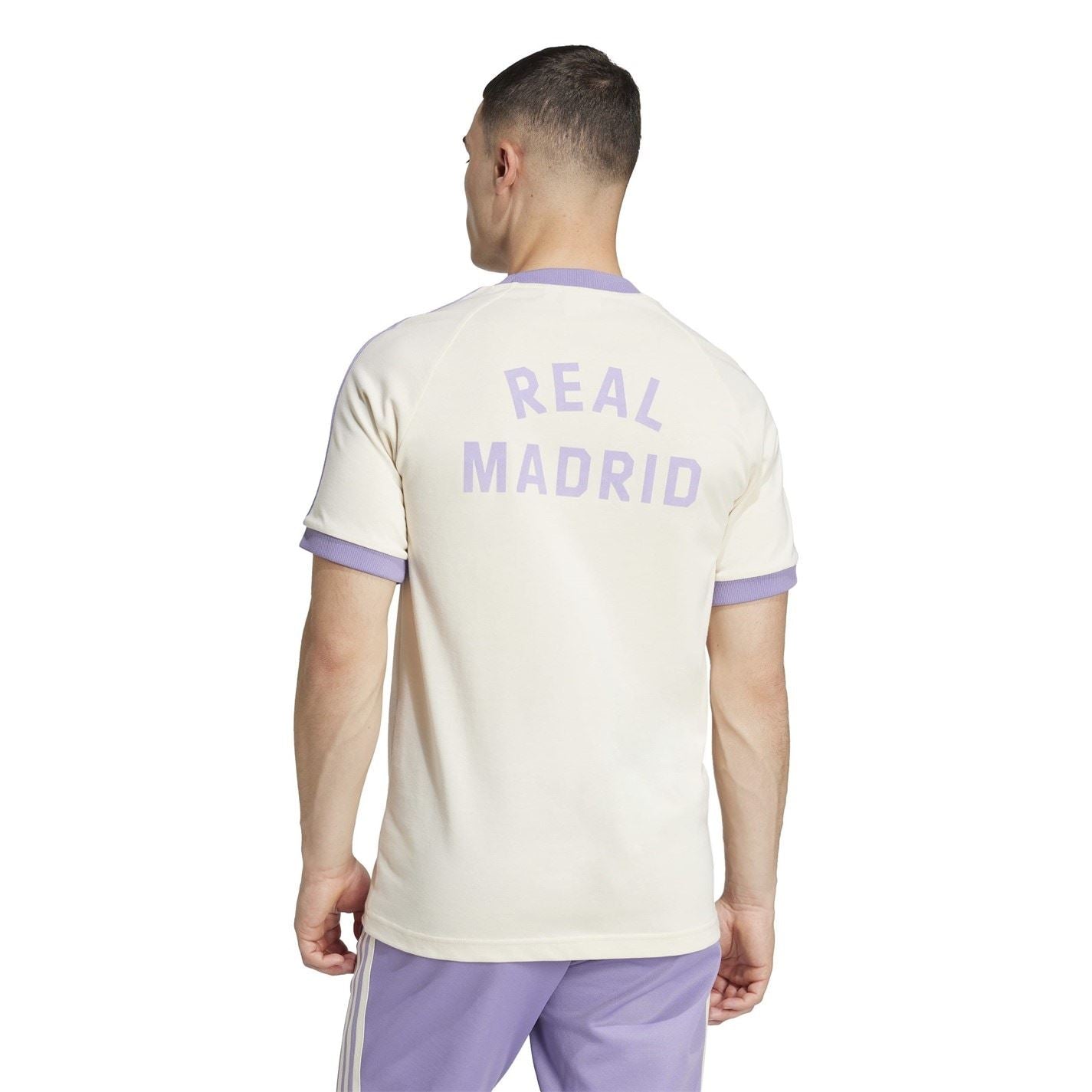 adidas Originals Real Madrid Adicolor Classics 3 Stripes T-Shirt Adults