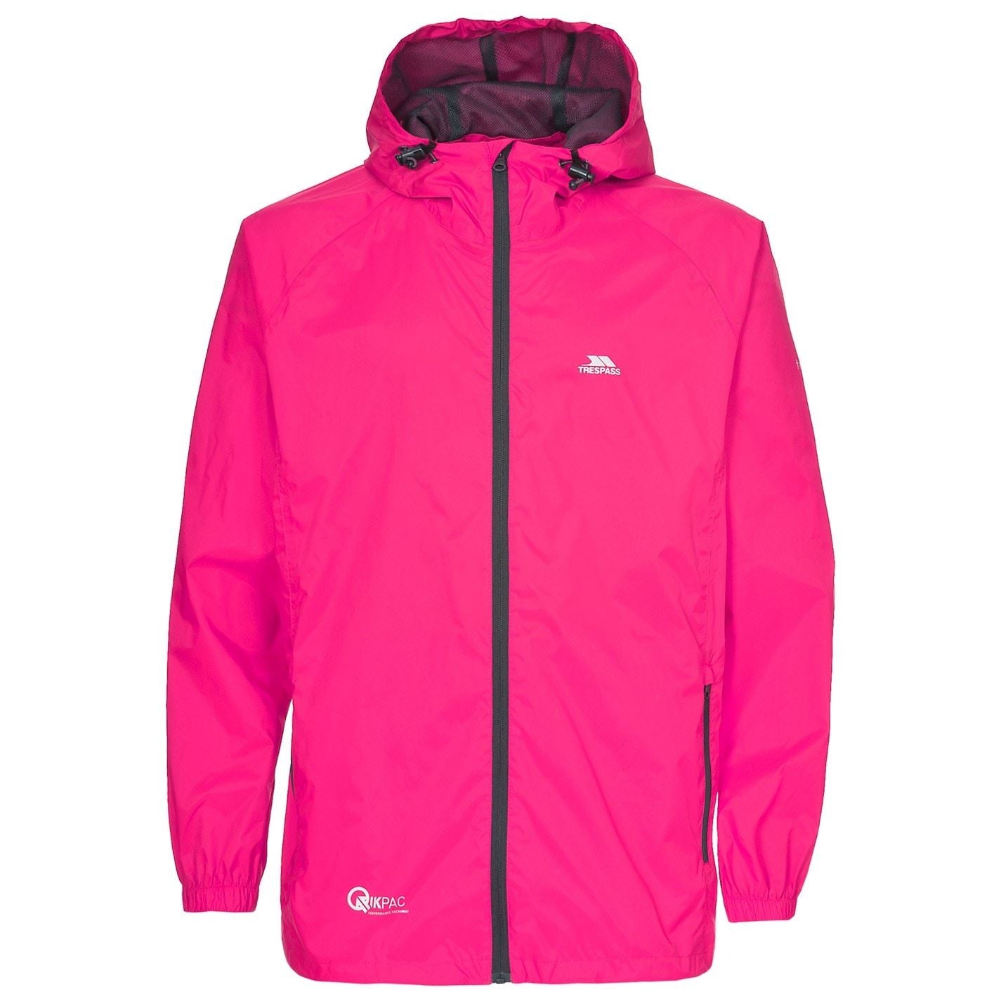 Trespass Tresspass Qikpac Hooded Rain Jacket