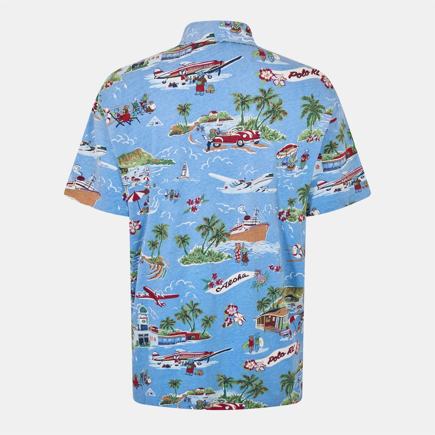 Polo Ralph Lauren Fit Bear Linen Cotton Polo