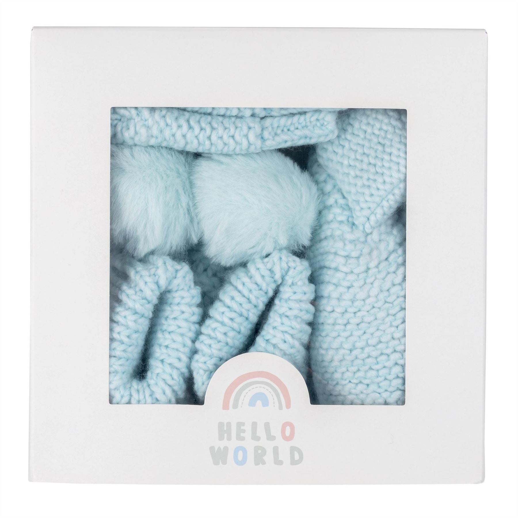 Hello World Knitted Bobble Hat