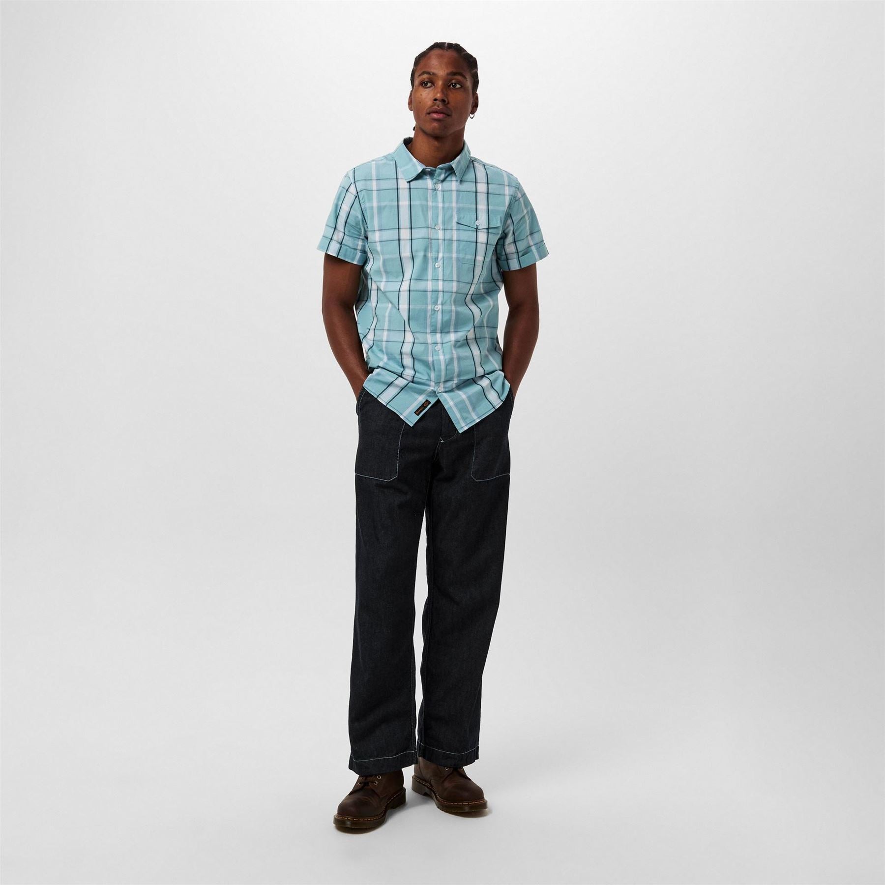 Bench Collared Neck Short Sleeve Regular Fit Shirt