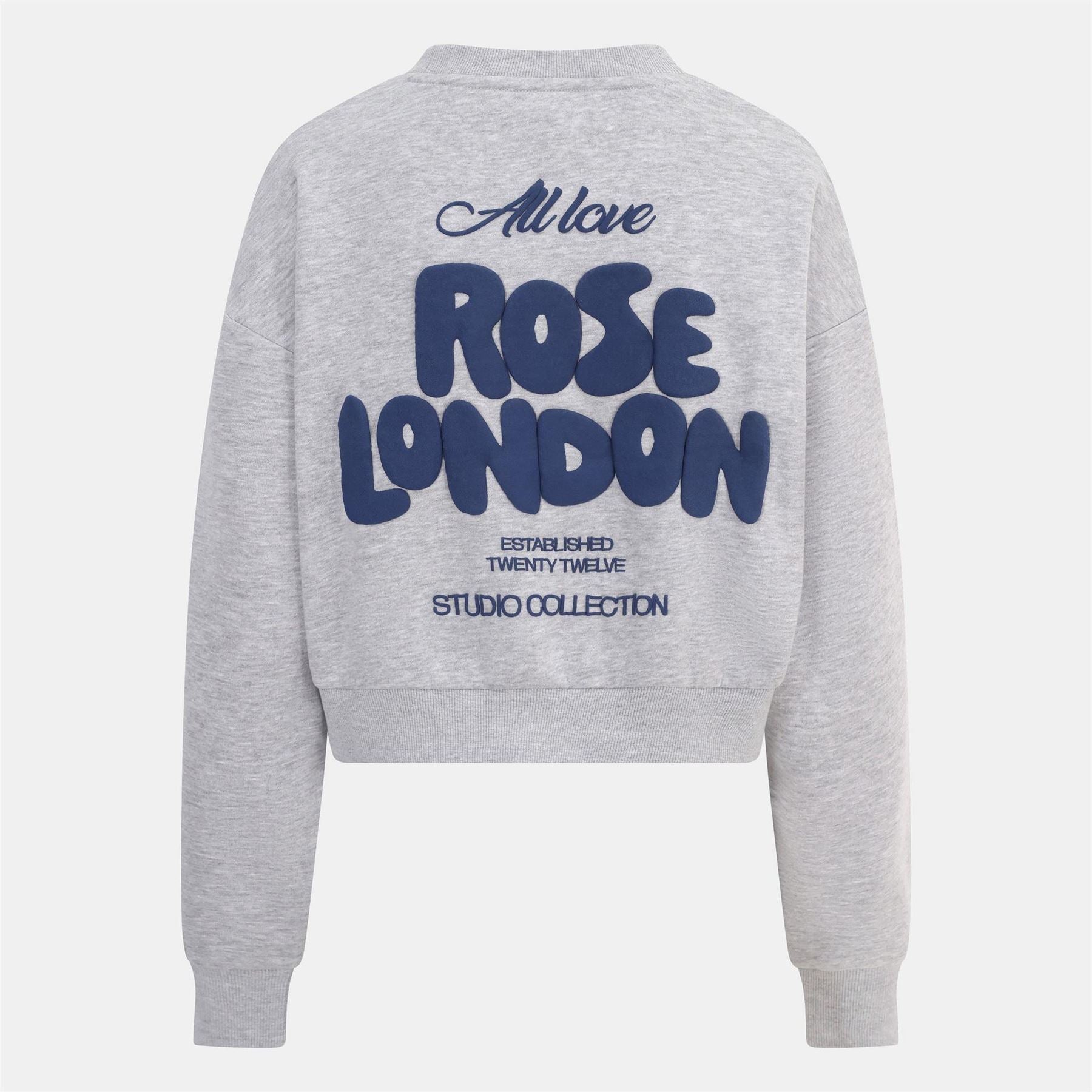 Rose London London All Love Crop Sweatshirt