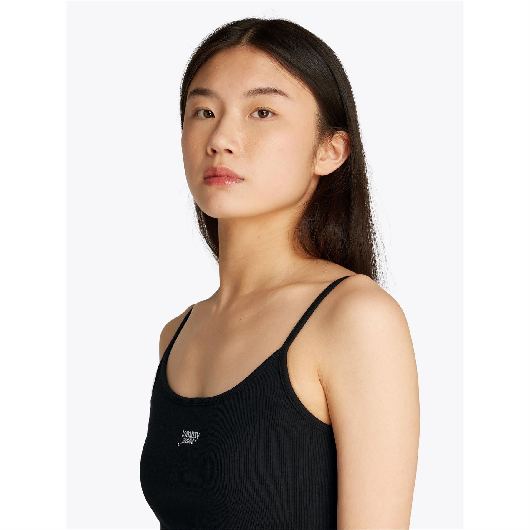 Tommy Jeans Script Slim Fit Spaghetti Strap Tank