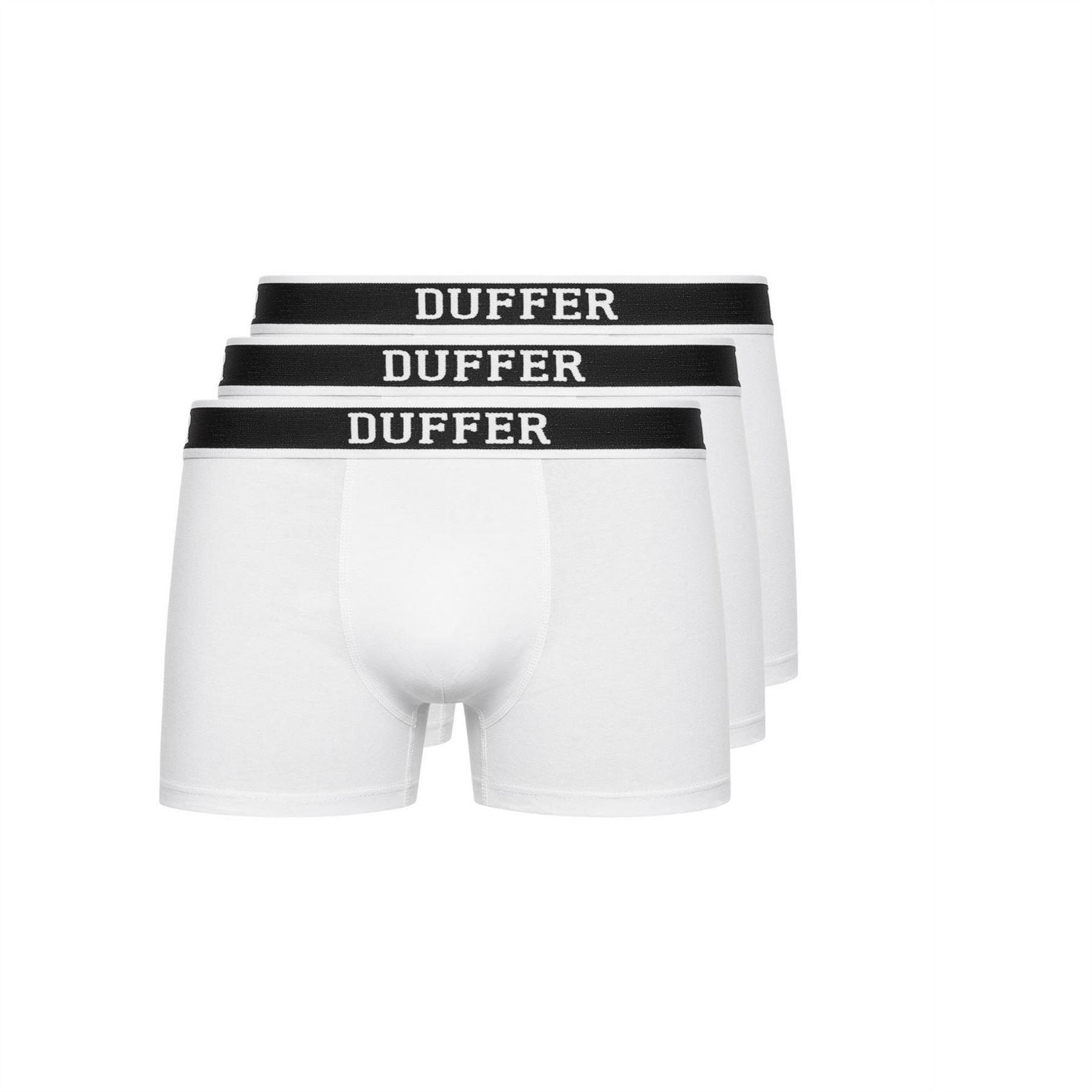 Duffer Solid Patterned 3 Pack Boxer Brief