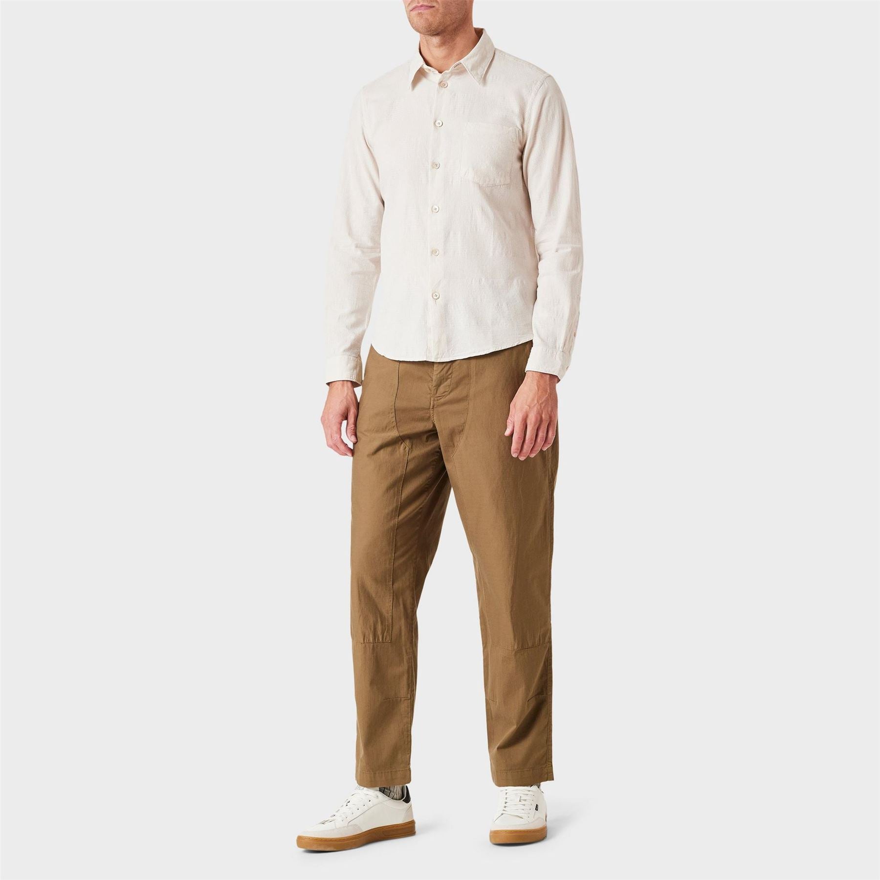 PS Paul Smith Patchwork Regular Fit Long Sleeve Shirt