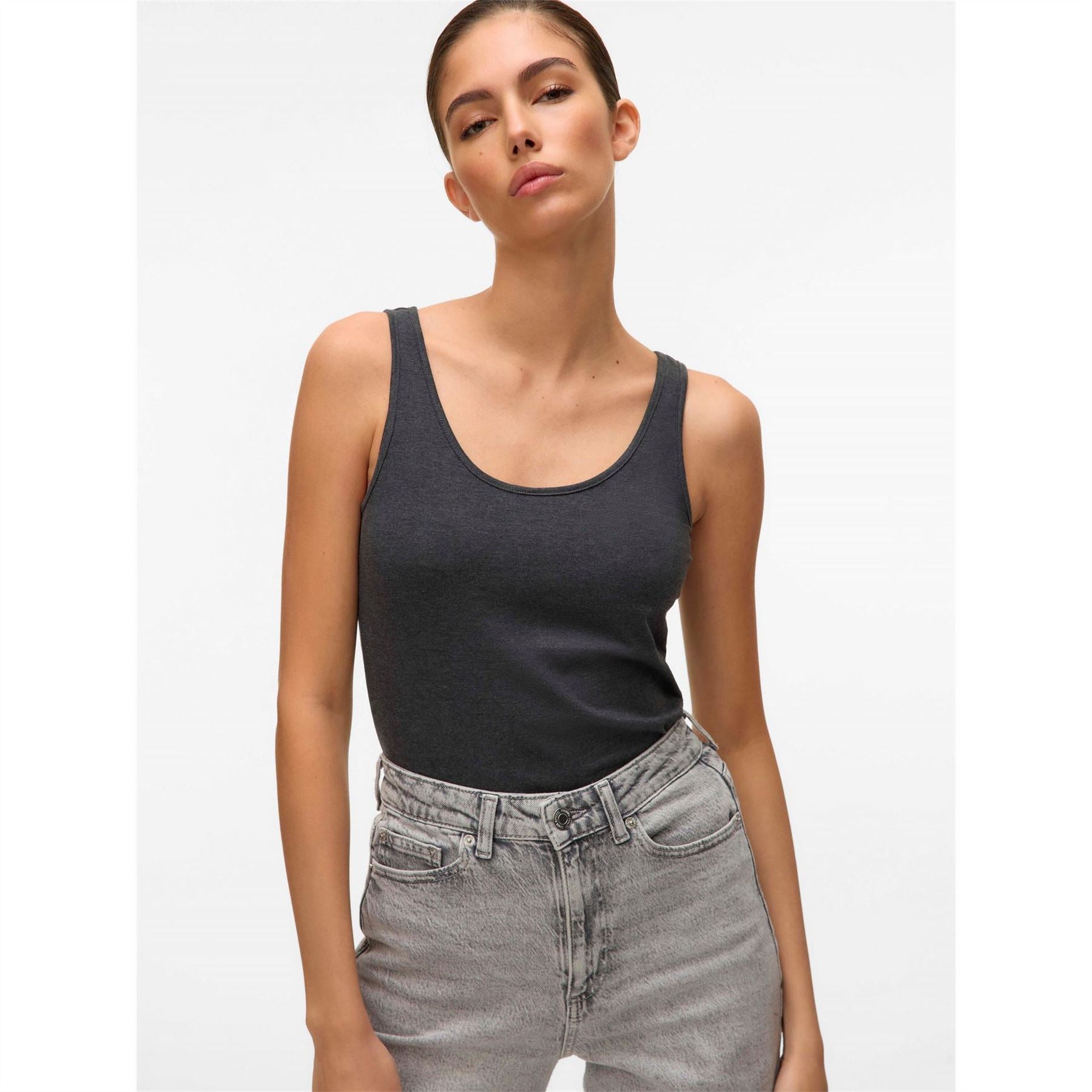 Vero Moda Scoop Neck Slim Fit Tank Top