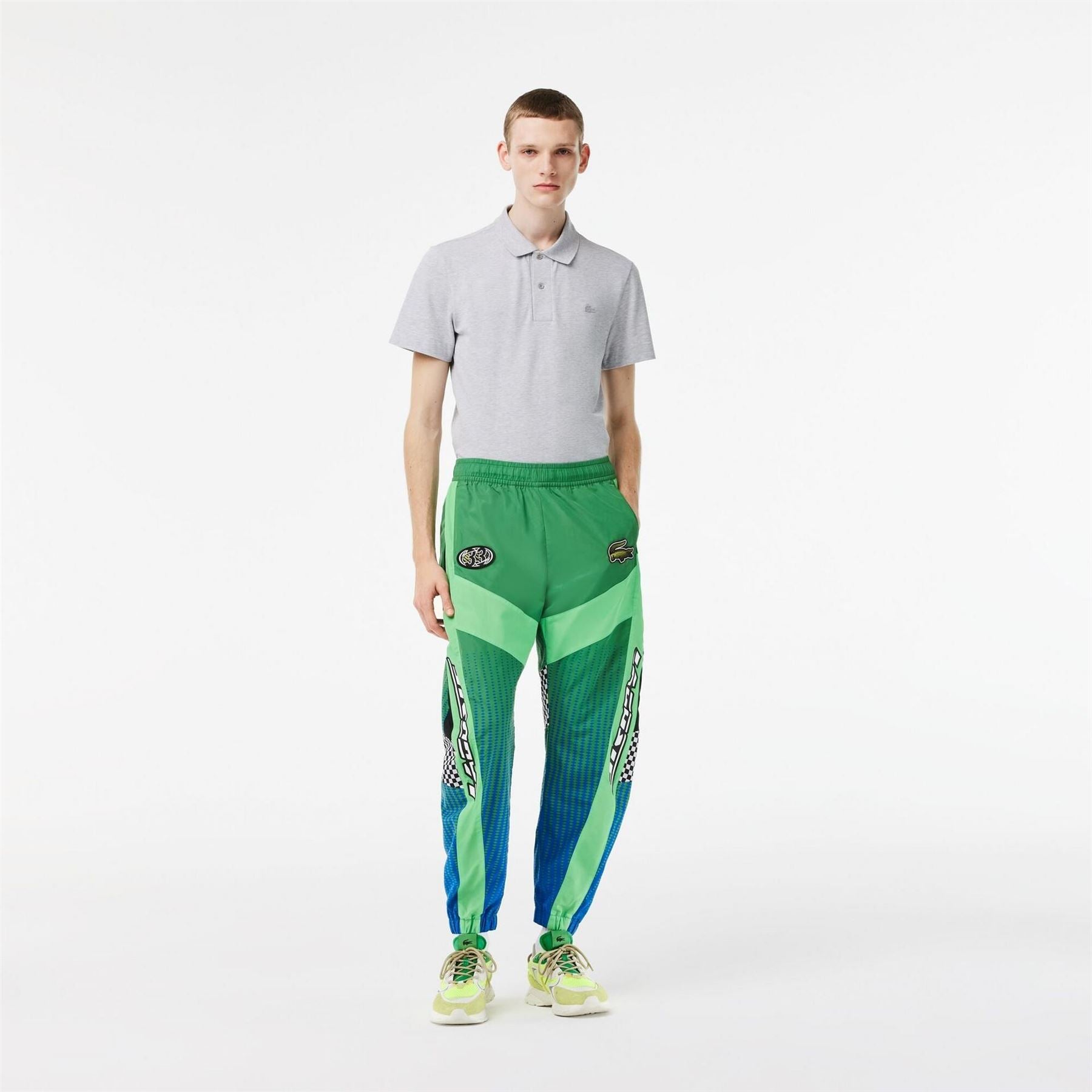 Lacoste Color Block Slim Cut Track Pants