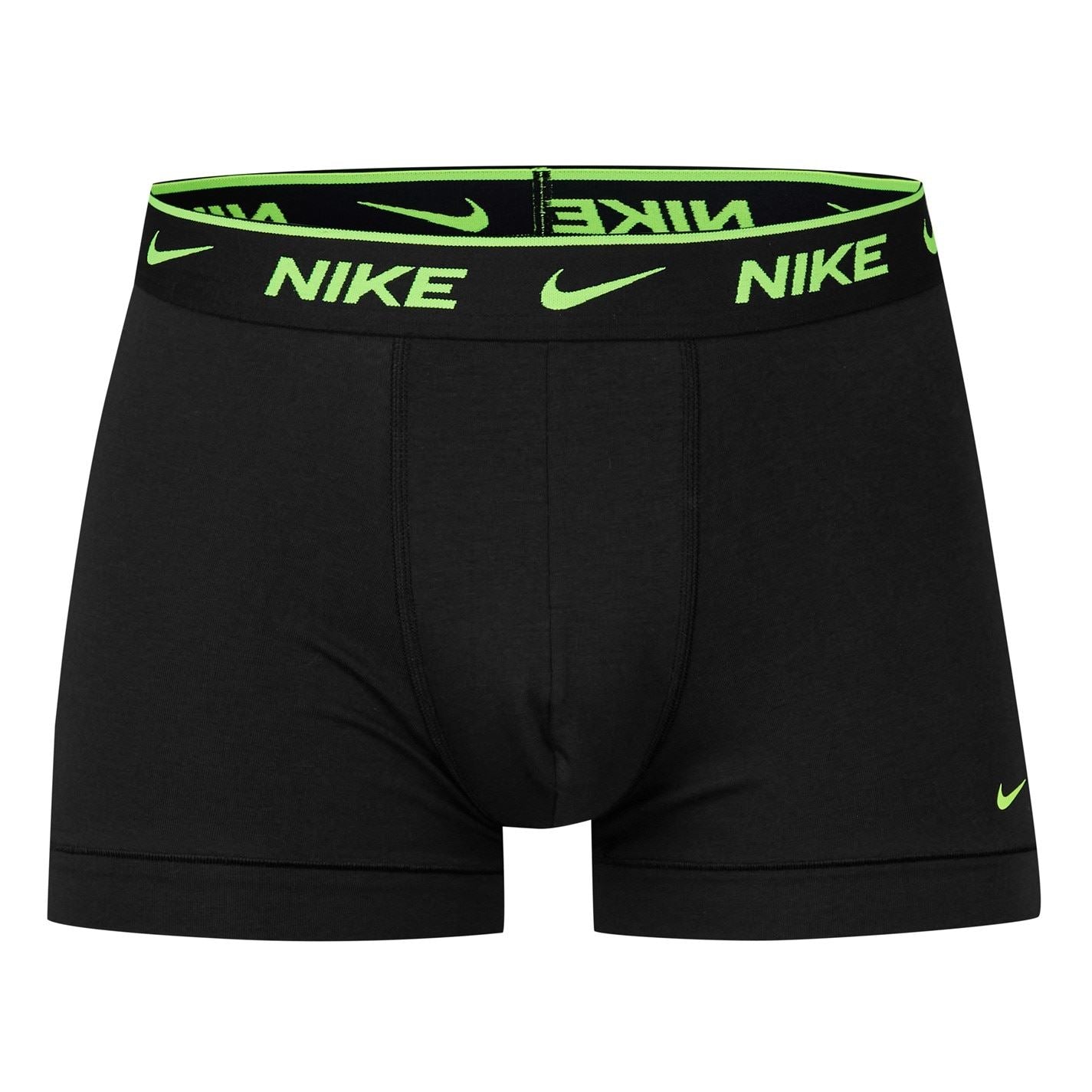 Nike Mens 3 Pack Everyday Cotton Trunks